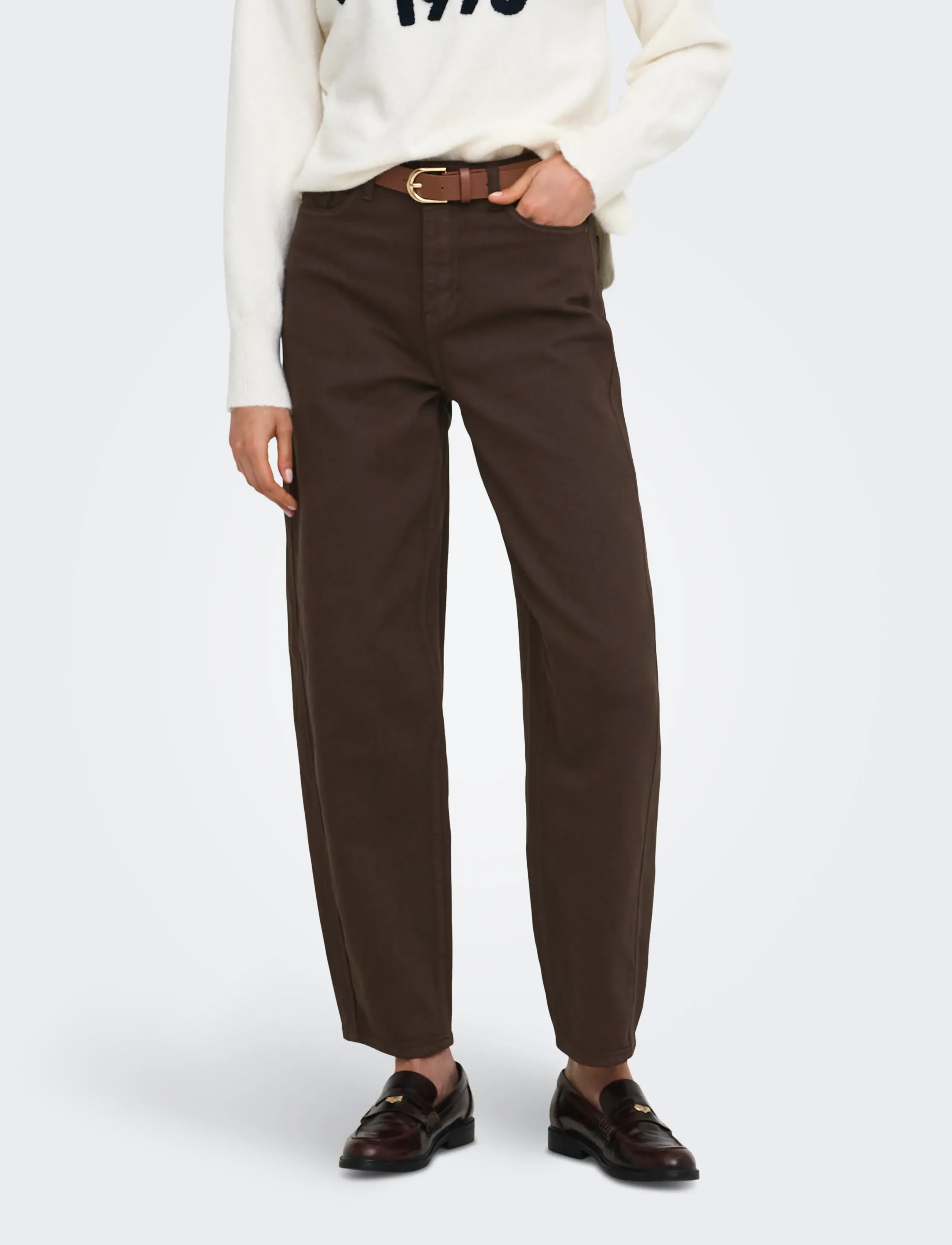 JDY JDYSUSIE MW BARREL BROWN 104 DNM - JDY - CHOCOLATE BROWN / brown
