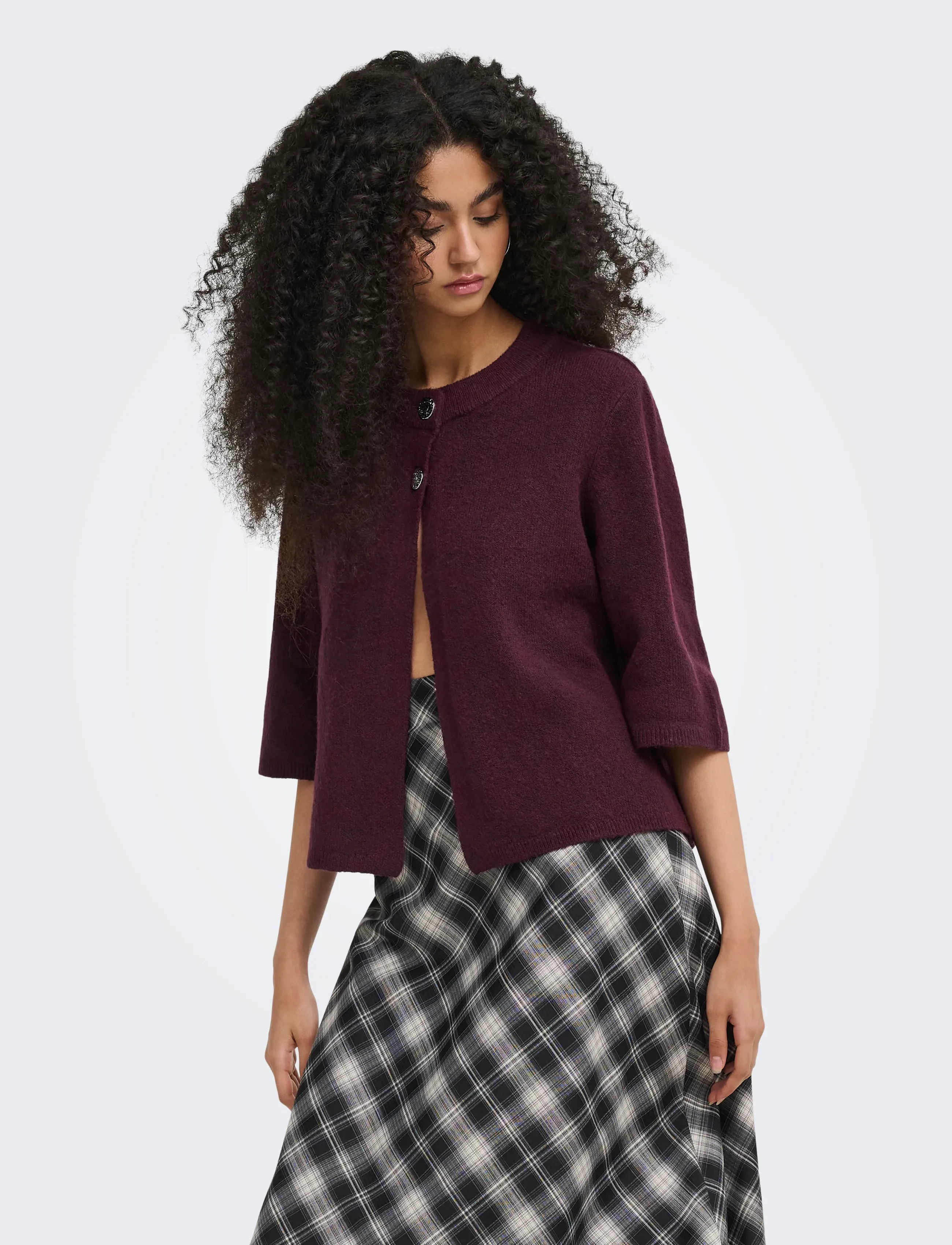 JDY JDYSUPER 2/4 CARDIGAN KNT NOOS - JDY - DECADENT CHOCOLATE / brown