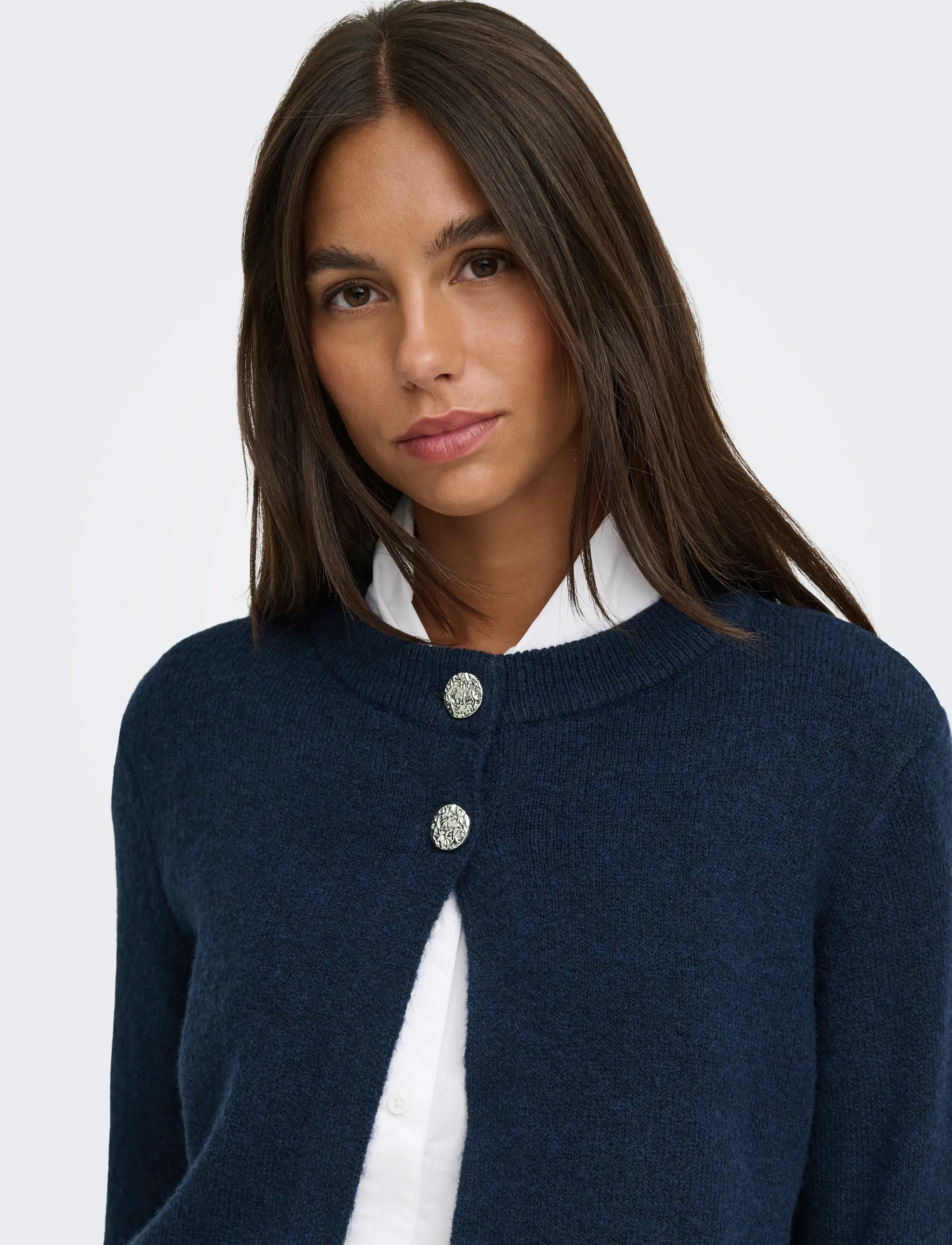 JDY - JDYSUPER 2/4 CARDIGAN KNT NOOS - koftor - navy blazer - 5