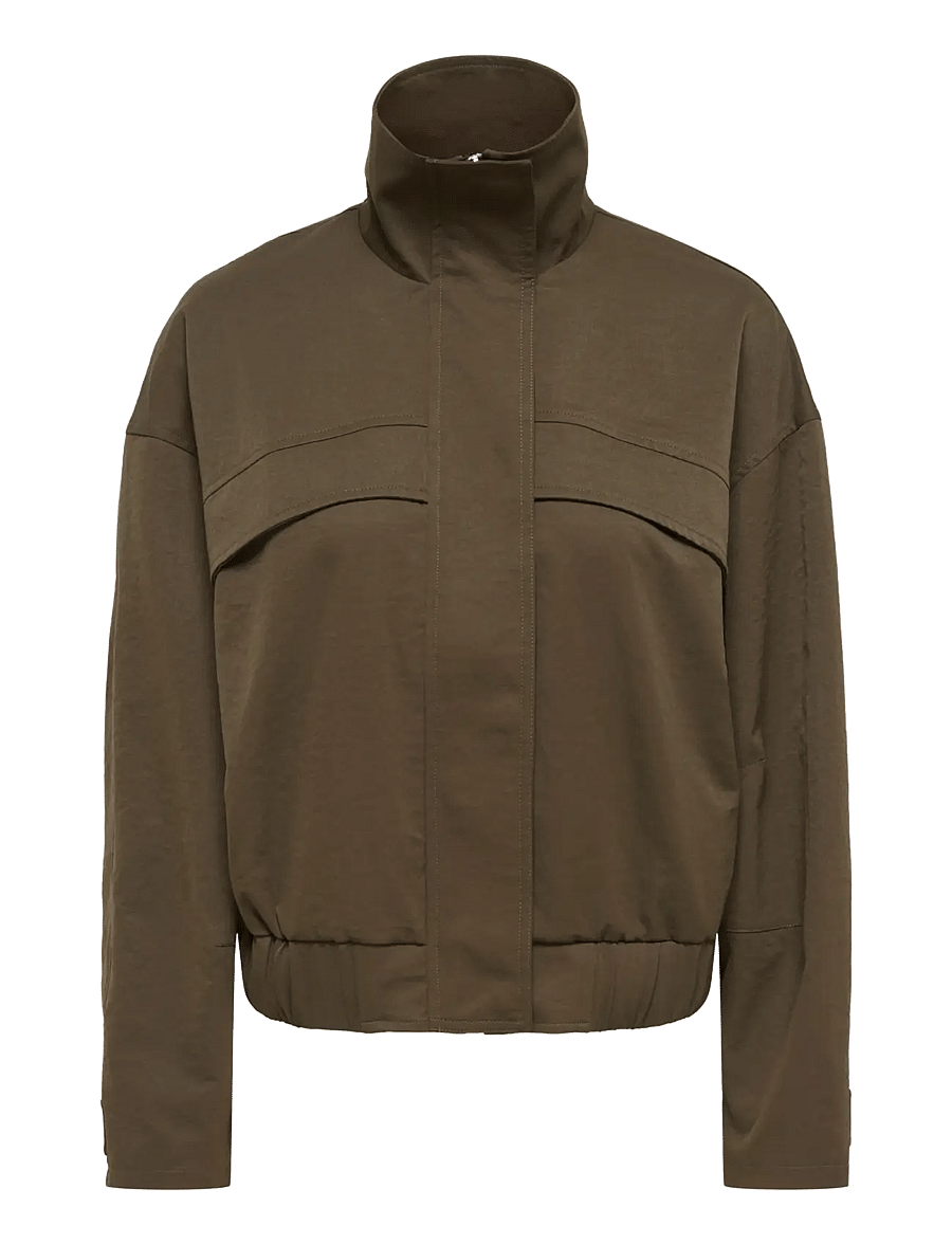 JDY - JDYNAOMI L/S JACKET WVN EXP - utility-jakker - chocolate brown - 0