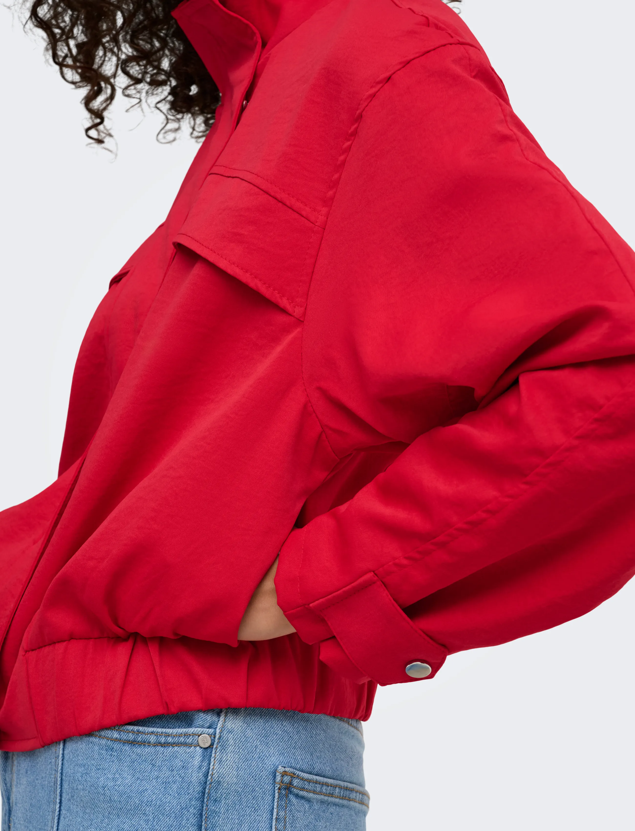 JDY - JDYNAOMI L/S JACKET WVN EXP - kevadjoped - goji berry - 5