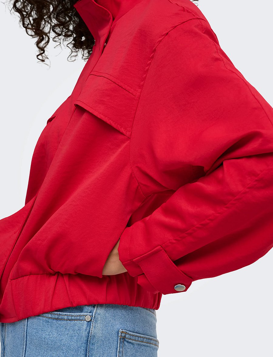 JDY - JDYNAOMI L/S JACKET WVN EXP - utility-jakker - goji berry - 5