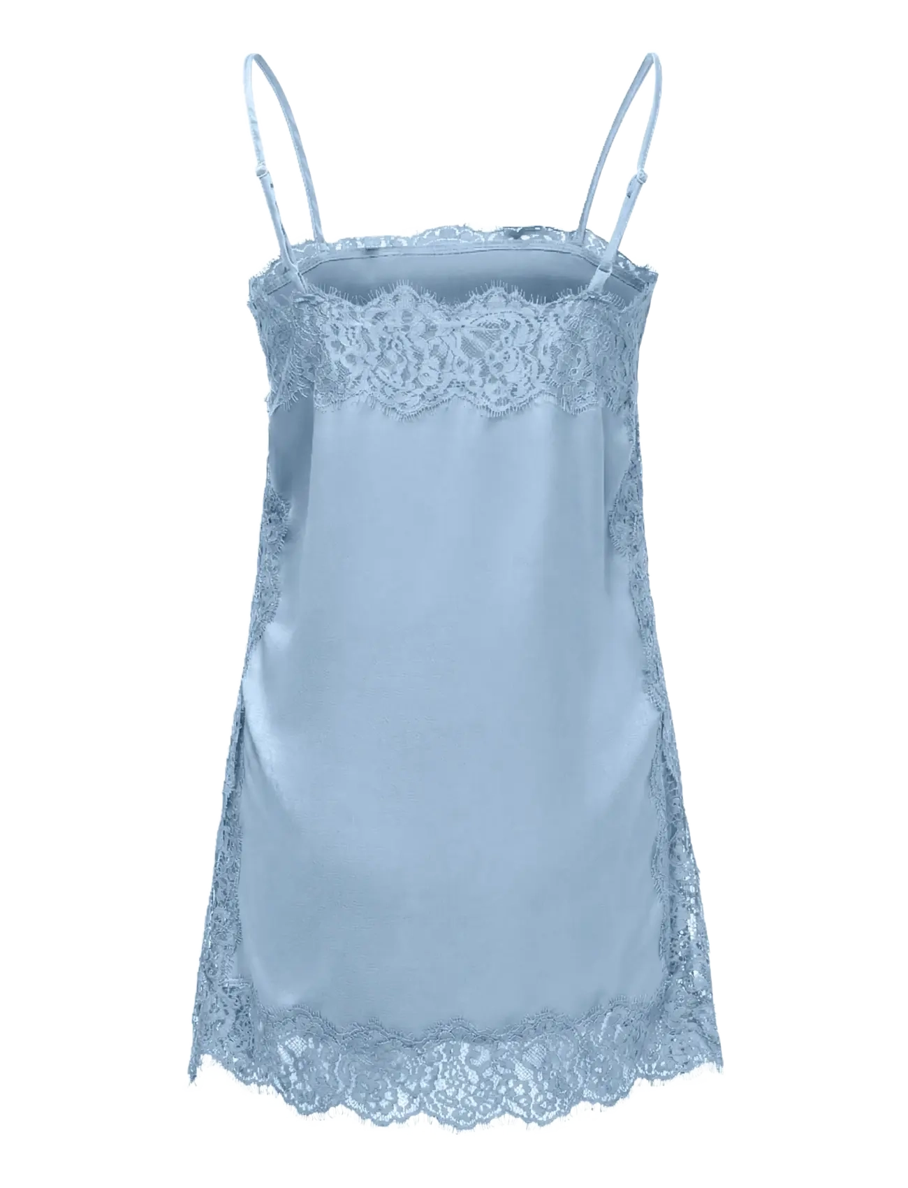 JDY - JDYALANA S/L LACE SINGLET WVN EXP - Ärmellose tops - cashmere blue - 2