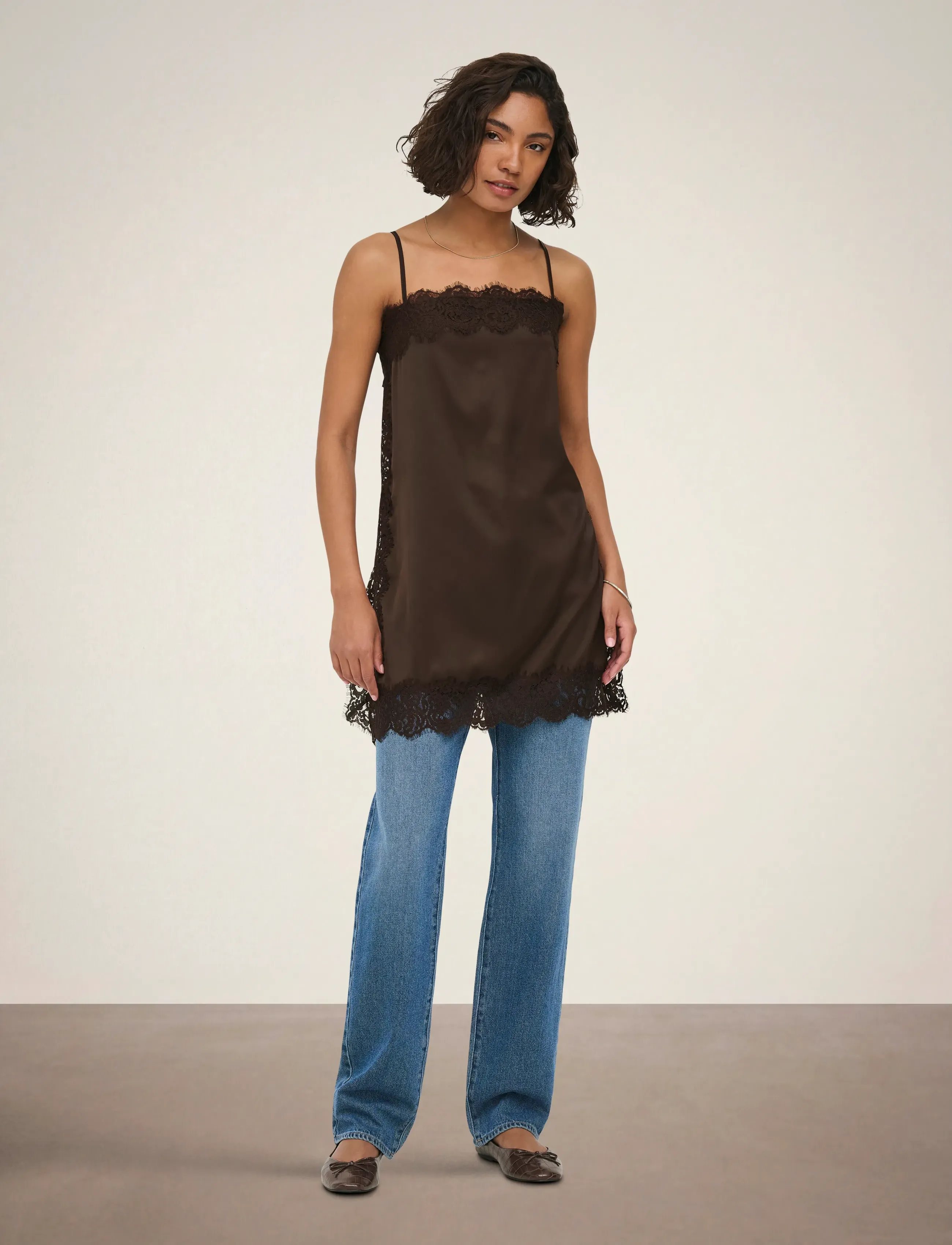 JDY - JDYALANA S/L LACE SINGLET WVN EXP - tanktops - delicioso - 4