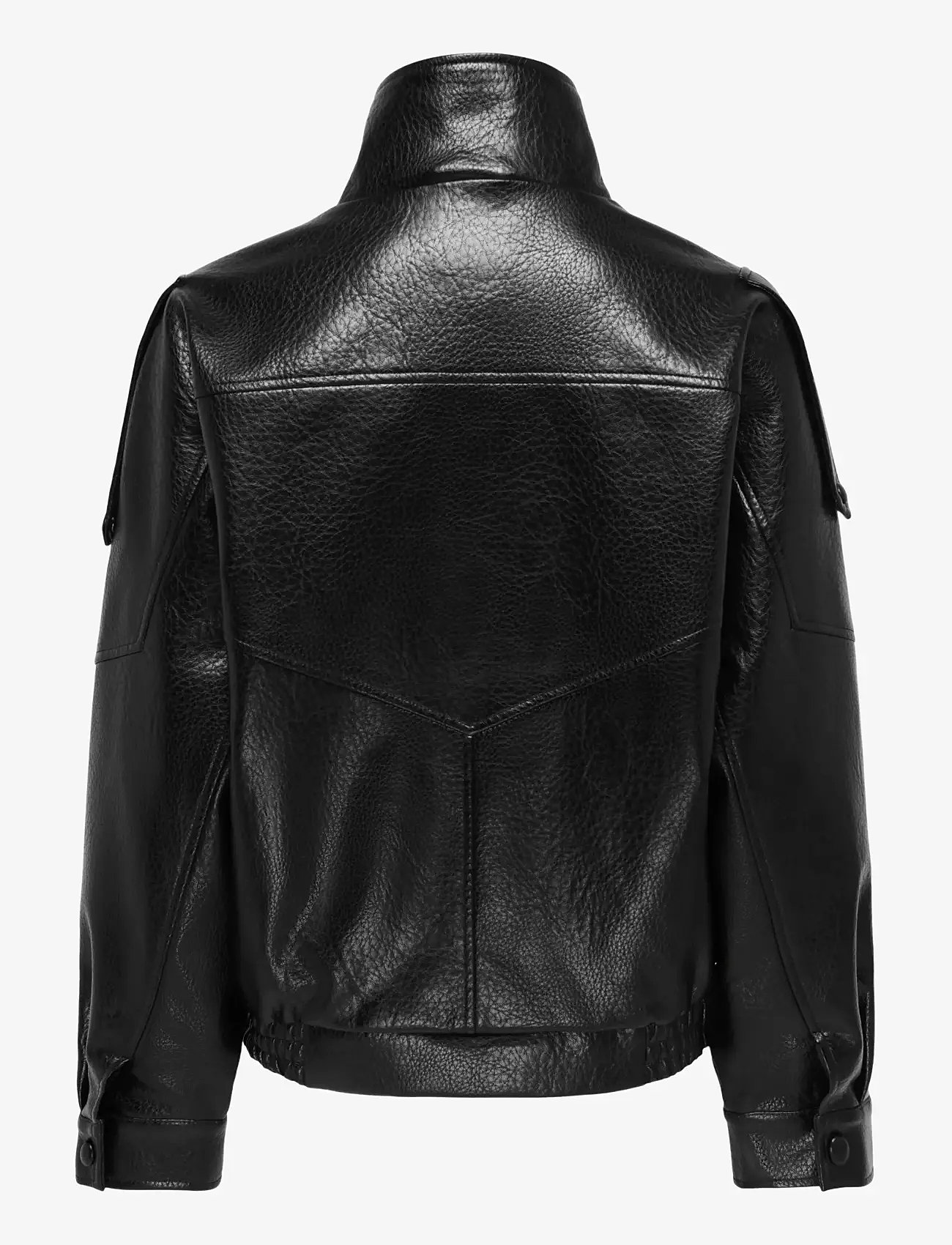 JDY - JDYRAYE PU OVERSIZED BOMBER JACKET PNT - forårsjakker - black - 1