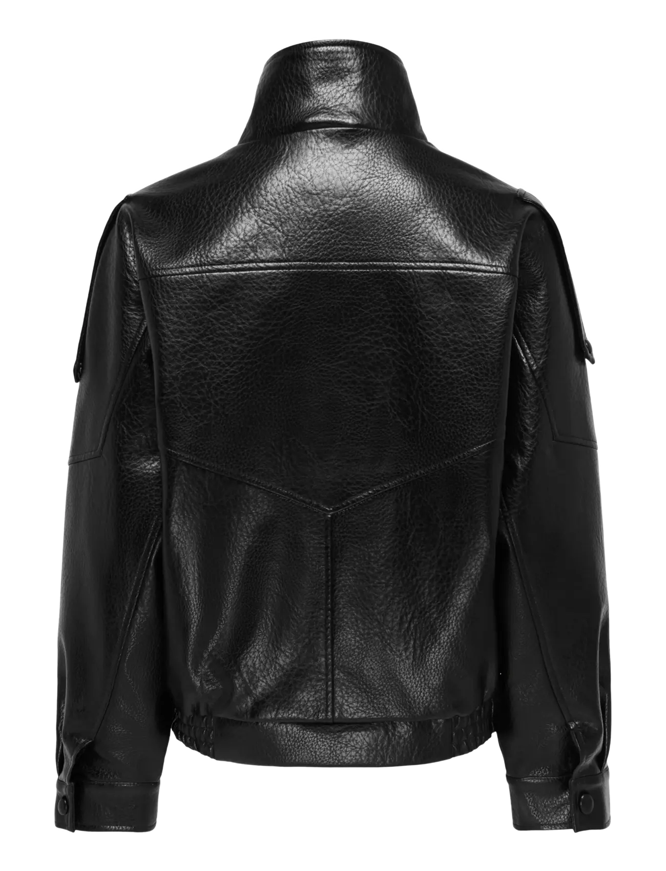 JDY - JDYRAYE PU OVERSIZED BOMBER JACKET PNT - kevadjoped - black - 1