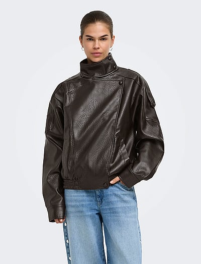 Jdyraye Pu Oversized Bomber Jacket Pnt - Bomber Jakker