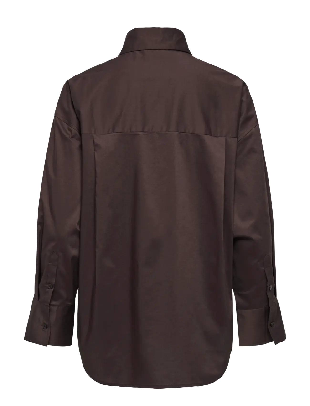 JDY - JDYVITA L/S BOW DETAIL SHIRT WVN - langärmlige hemden - chocolate plum - 2