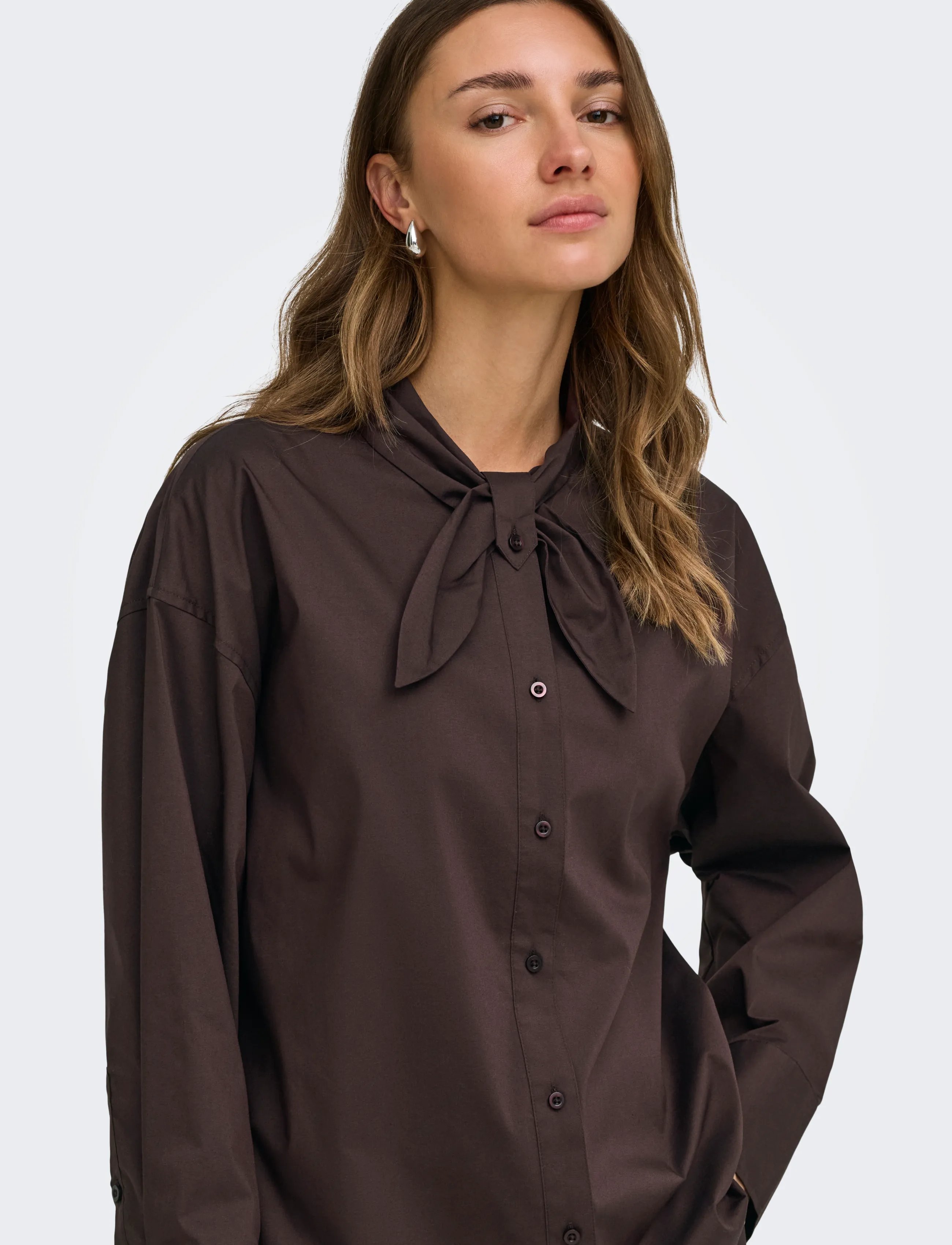 JDY Jdyvita L/S Bow Detail Shirt Wvn skjortor dam – bild 6