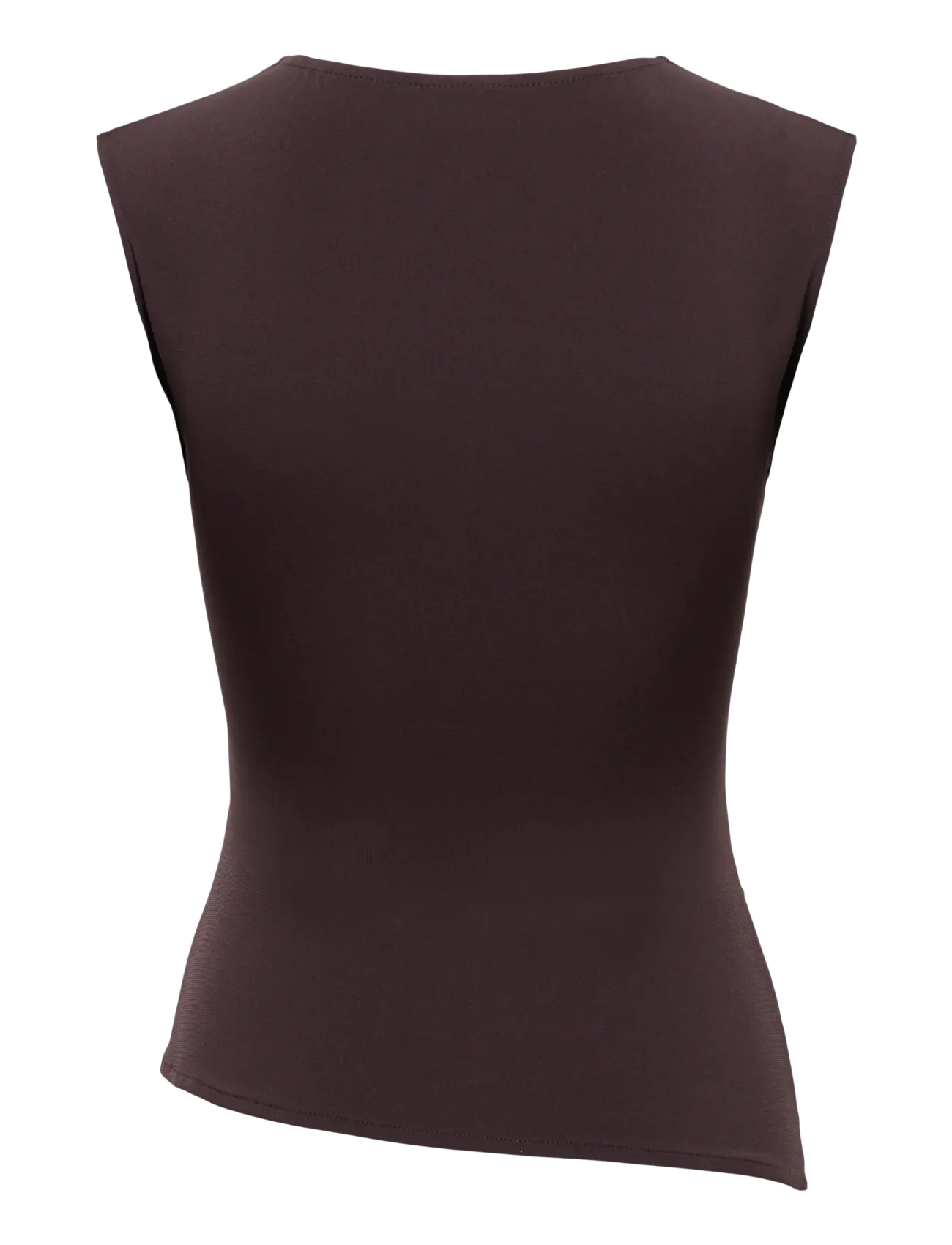 JDY - JDYMISTY S/L LACE DETAIL TOP JRS - chocolate plum - 2