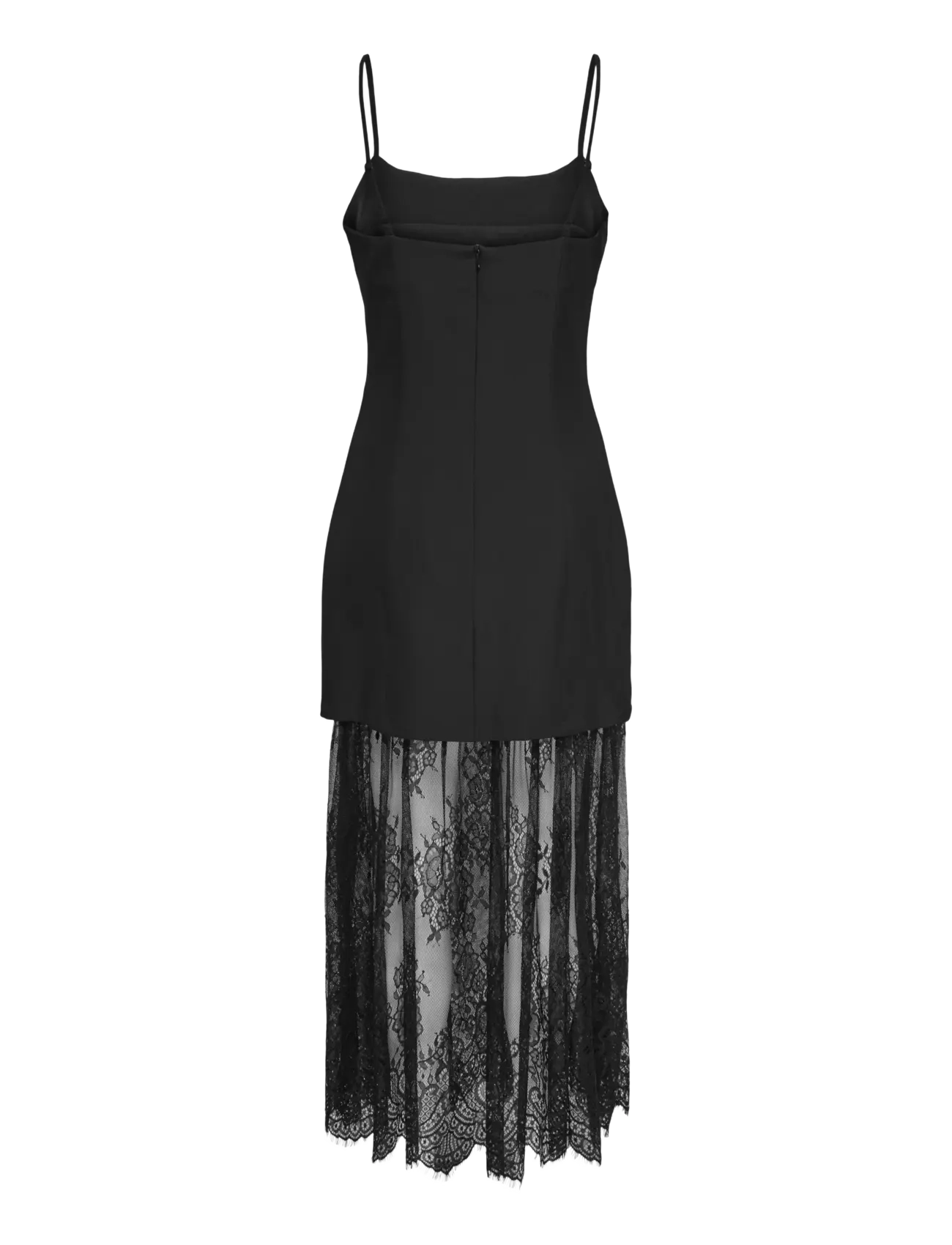 JDY - JDYROSA S/L FITTED MAXI DRESS WVN - black - 1
