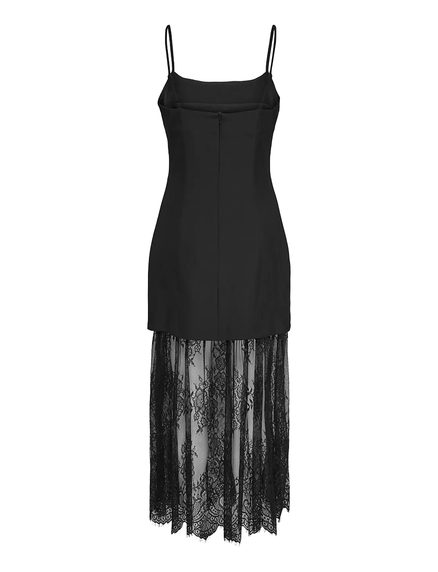 JDY - JDYROSA S/L FITTED MAXI DRESS WVN - black - 1