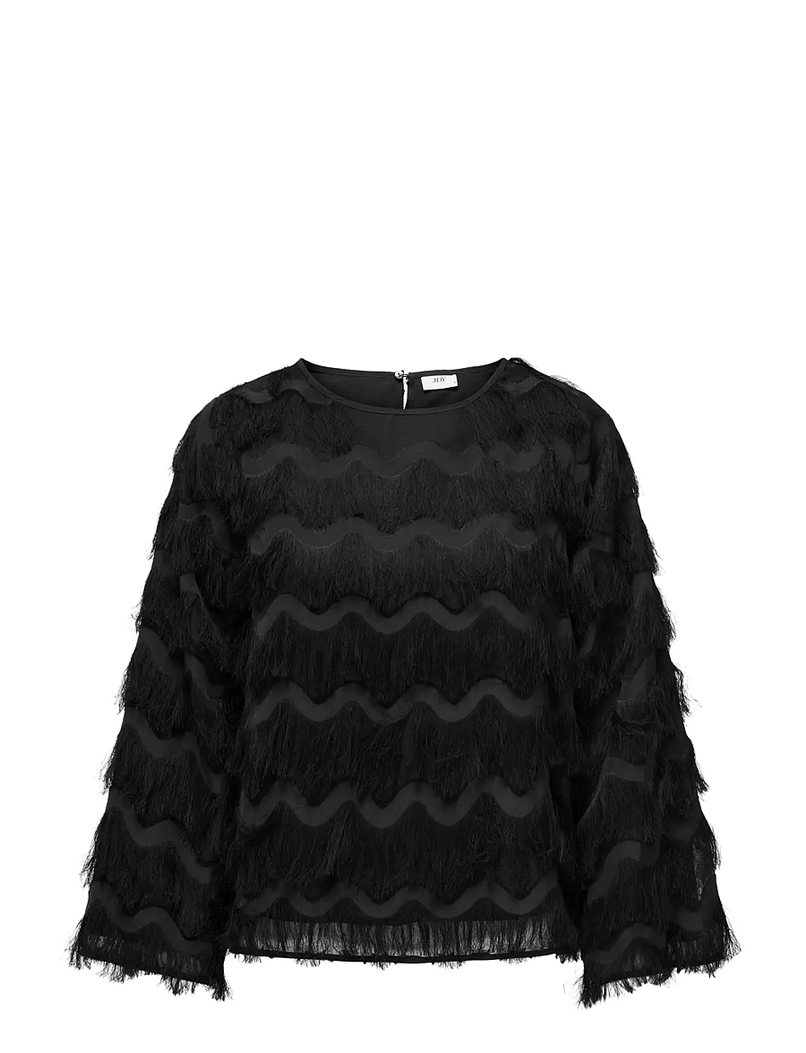 JDY - JDYKESHA L/S TOP WVN - black - 1