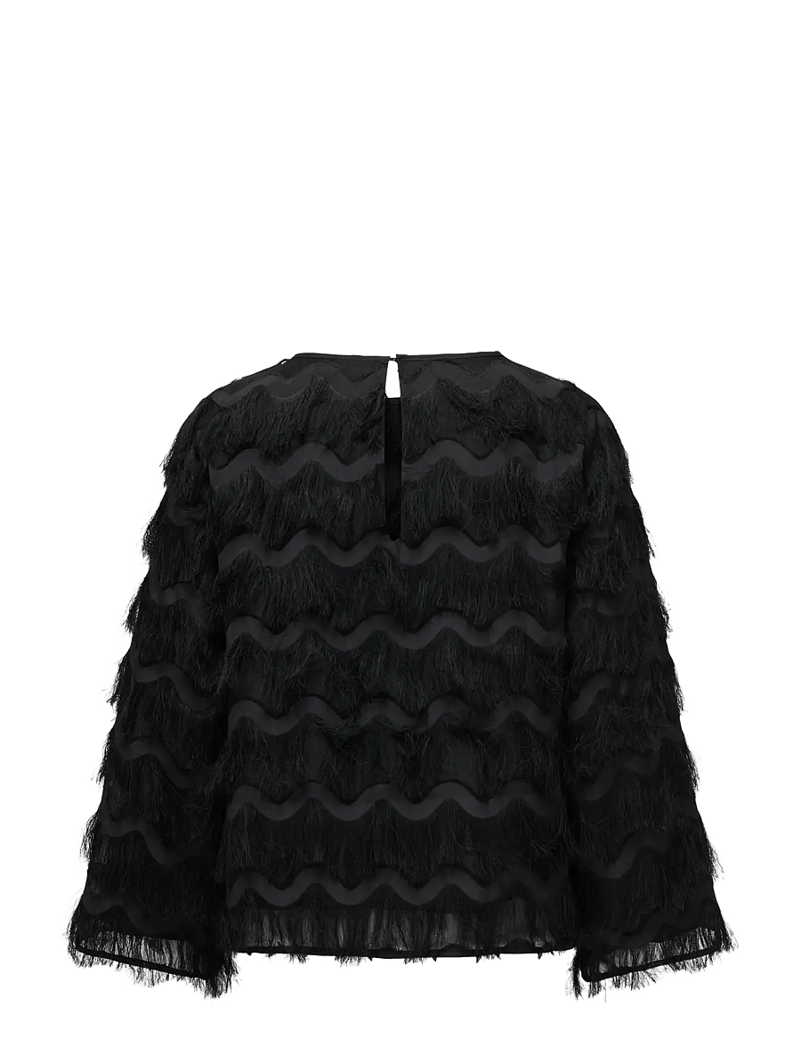 JDY - JDYKESHA L/S TOP WVN - black - 2