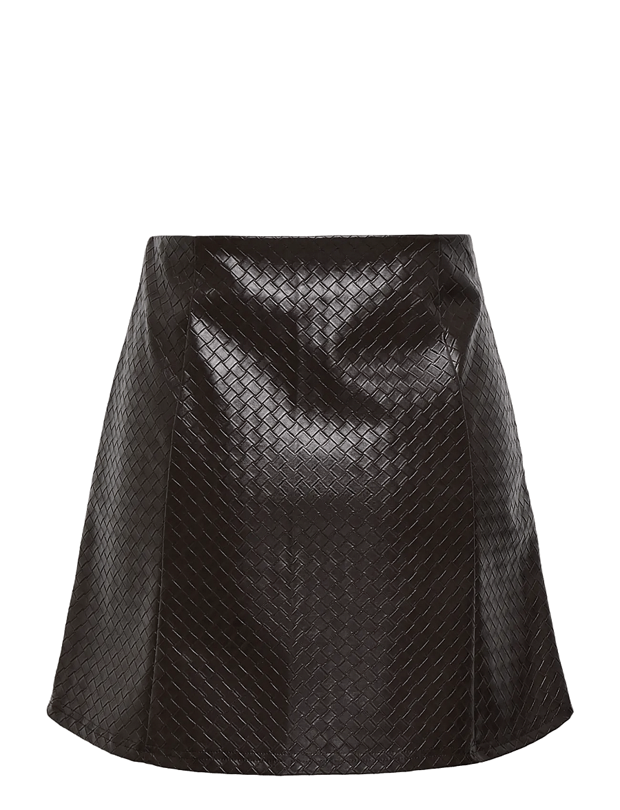 JDY - JDYELLA PU MINI SKIRT JRS - chocolate plum - 2