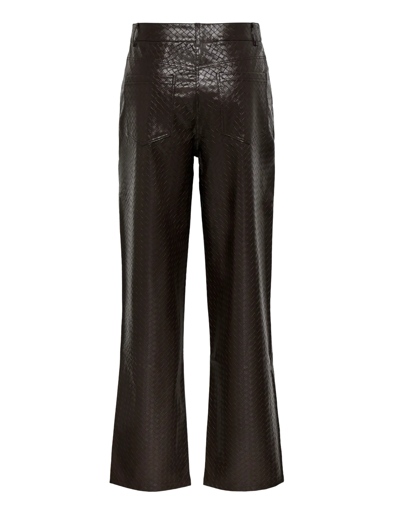 JDY - JDYELLA PU PANTS JRS - chocolate plum - 1