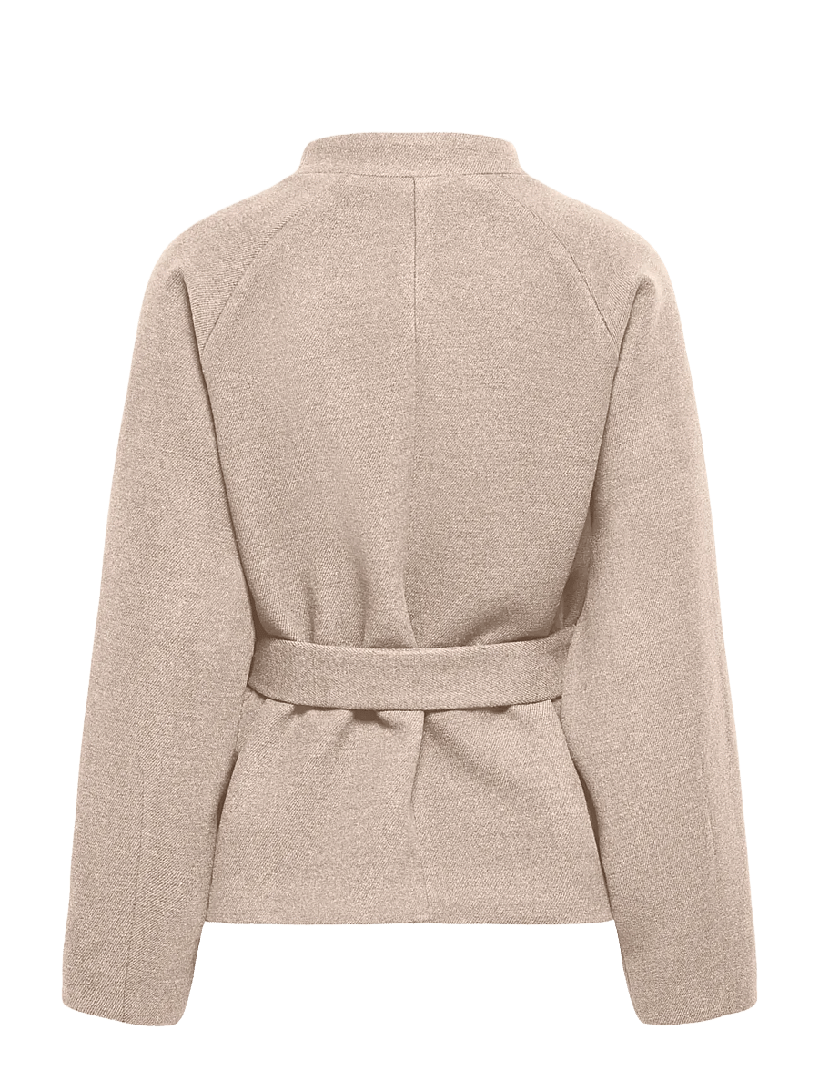 JDY - JDYBLAKE SHORT BELT JACKET OTW HAB NOOS - tepitud jakid - oatmeal - 1