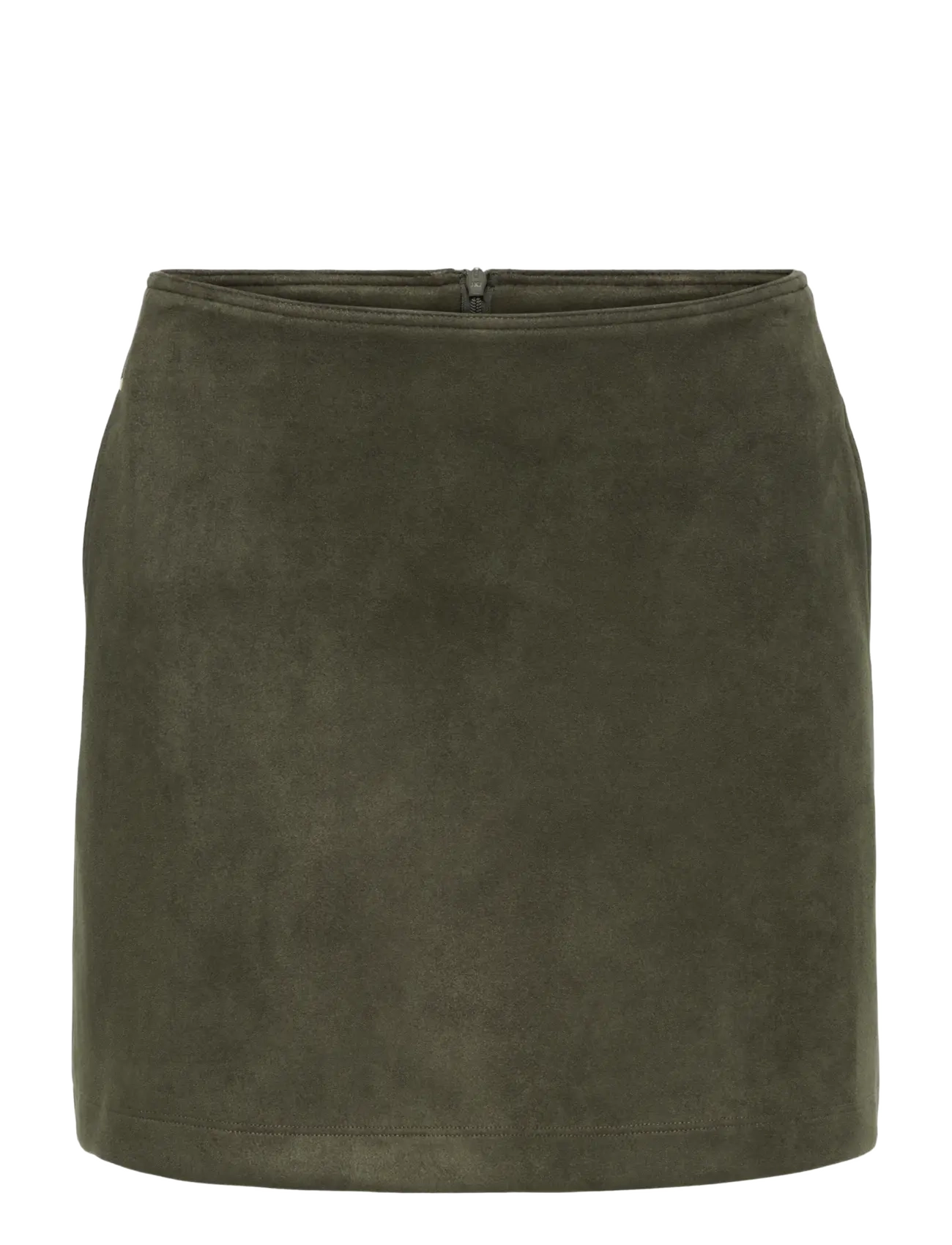 JDY JDYJULLE FAKE SUEDE MINI SKIRT JRS DIA - Kläder - BLACK OLIVE / khaki/green