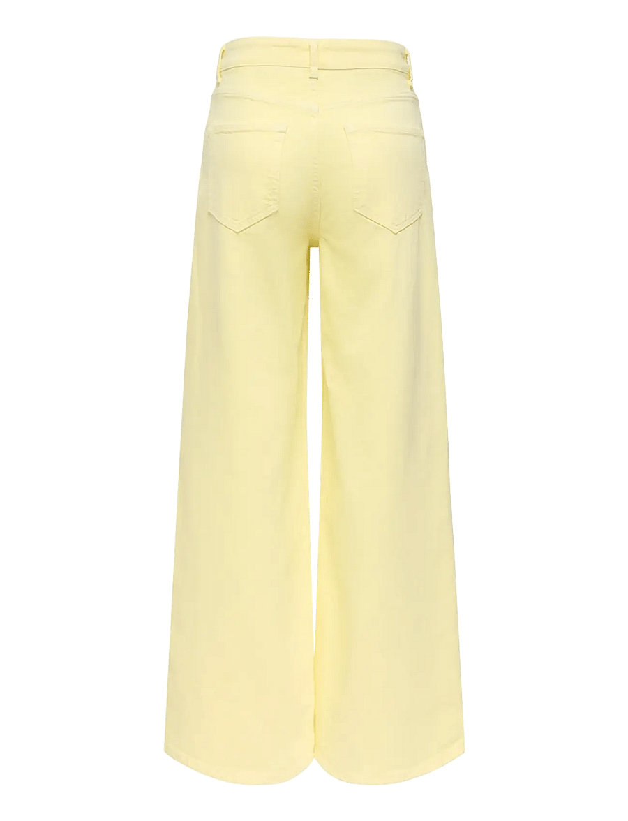 JDY - JDYVERA HW X-WID COL DNM - brede jeans - double cream - 2
