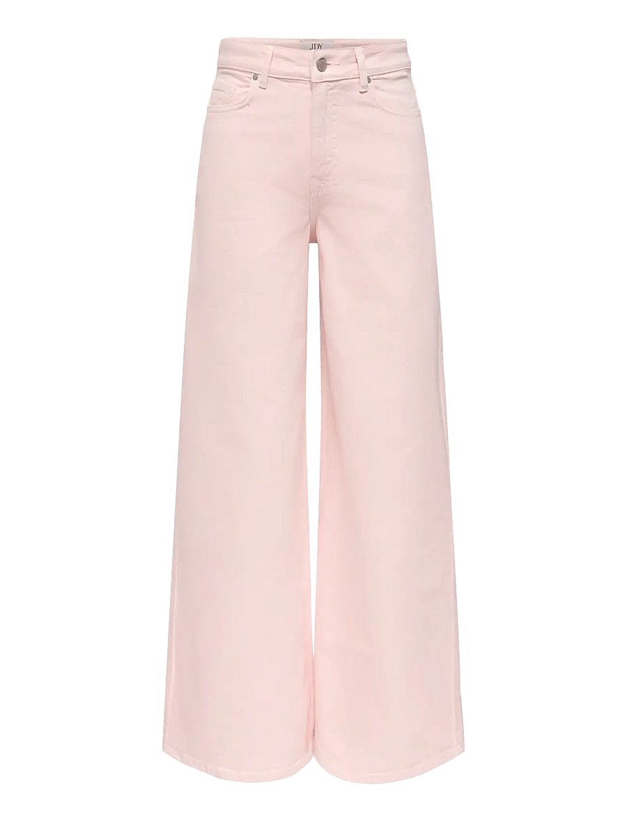 JDY - JDYVERA HW X-WID COL DNM - brede jeans - pink dogwood - 1