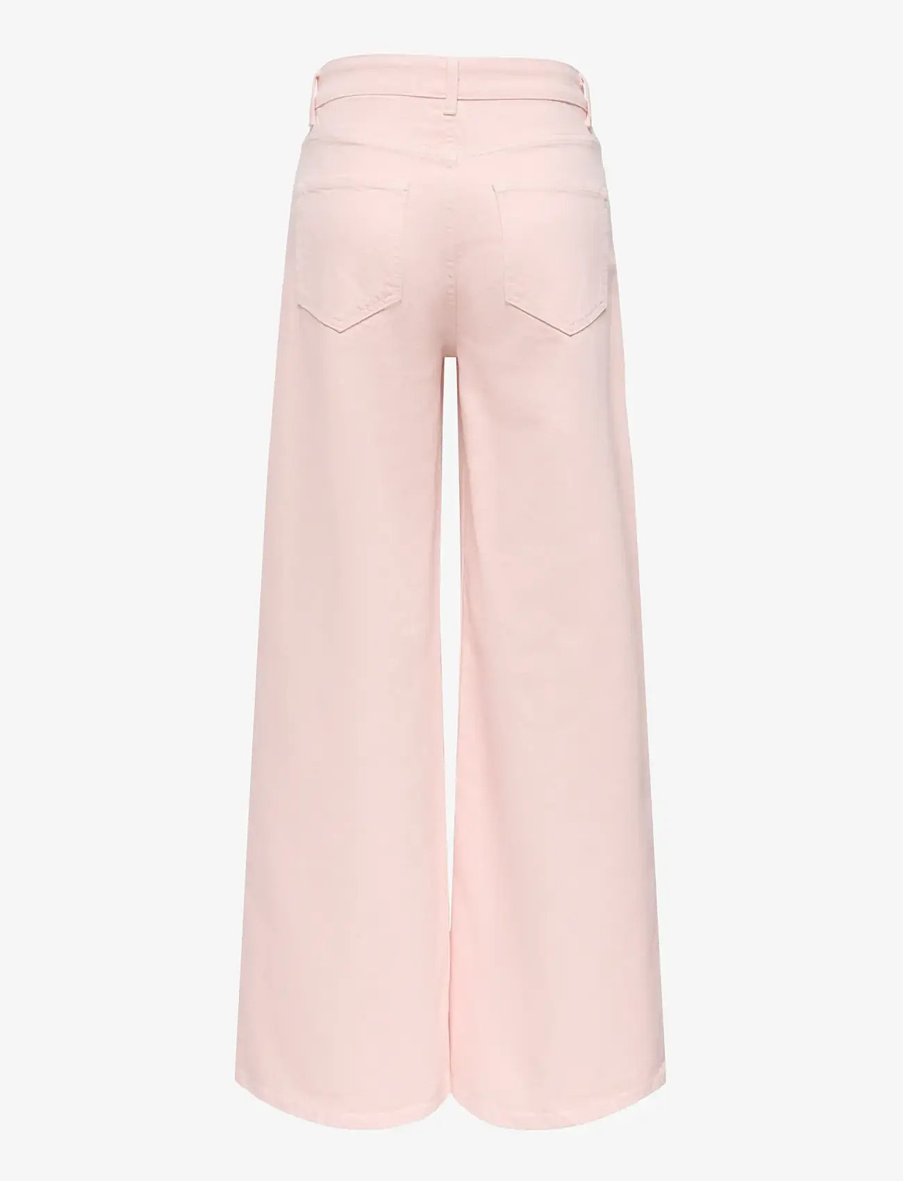 JDY - JDYVERA HW X-WID COL DNM - brede jeans - pink dogwood - 1
