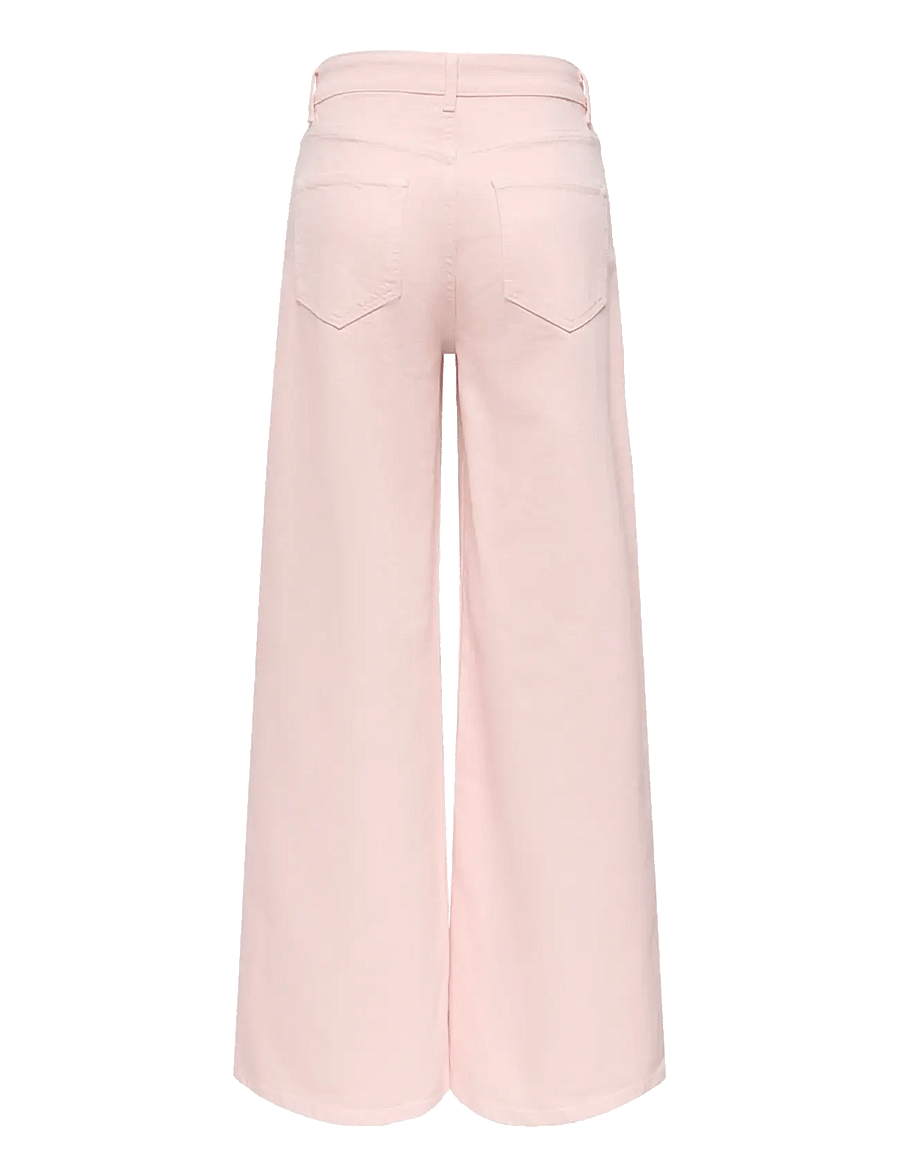 JDY - JDYVERA HW X-WID COL DNM - brede jeans - pink dogwood - 2