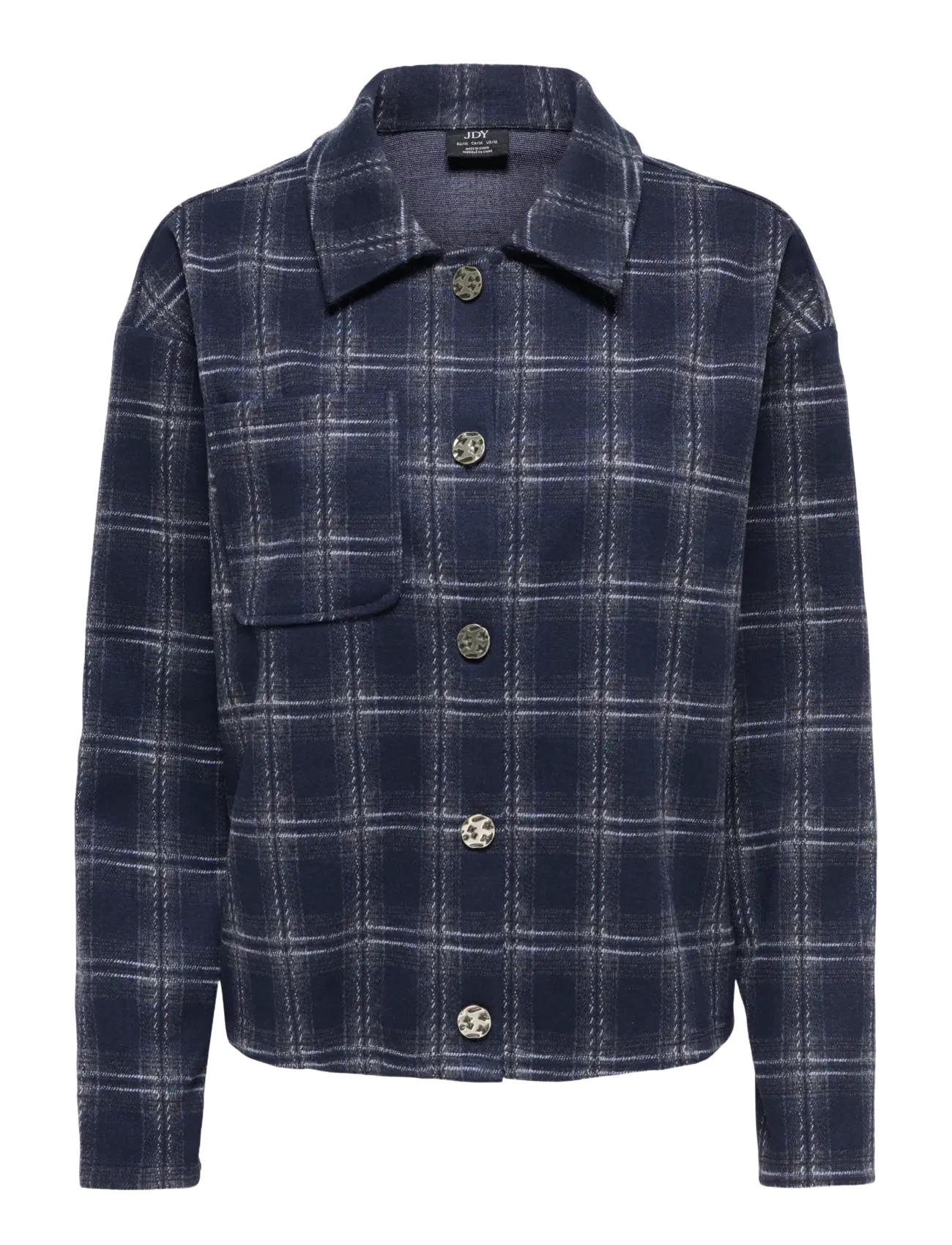 JDY JDYFILUKKA L/S CHECK SHIRT JRS - Riided - NIGHT SKY / navy
