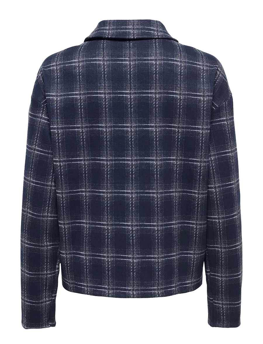 JDY - JDYFILUKKA L/S CHECK SHIRT JRS - night sky - 2