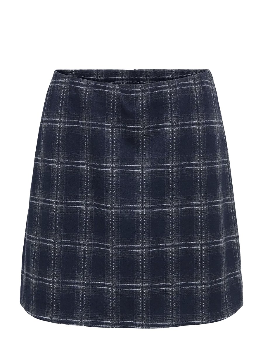 JDY - JDYFILUKKA CHECK SHORT SKIRT JRS - night sky - 1