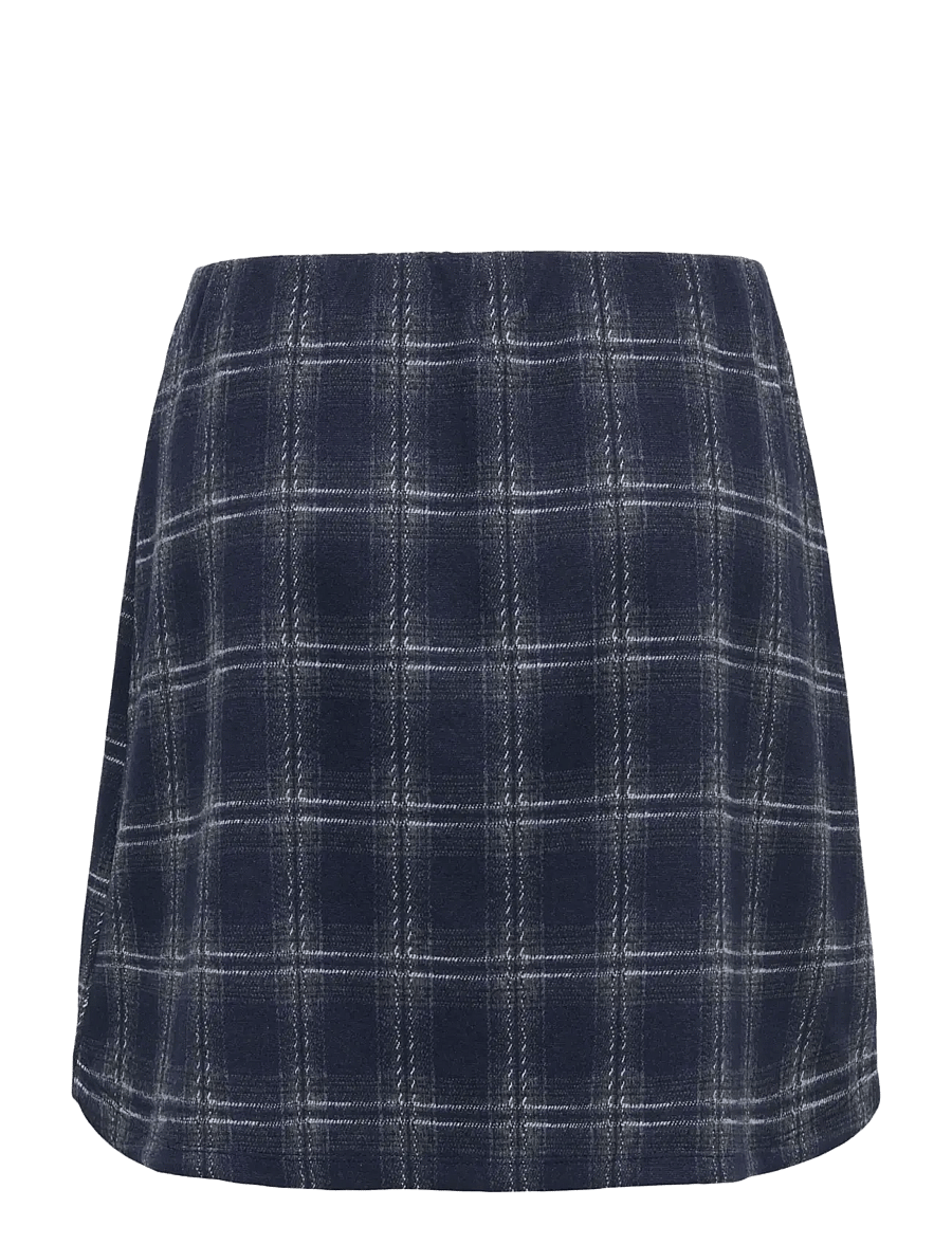 JDY - JDYFILUKKA CHECK SHORT SKIRT JRS - night sky - 2
