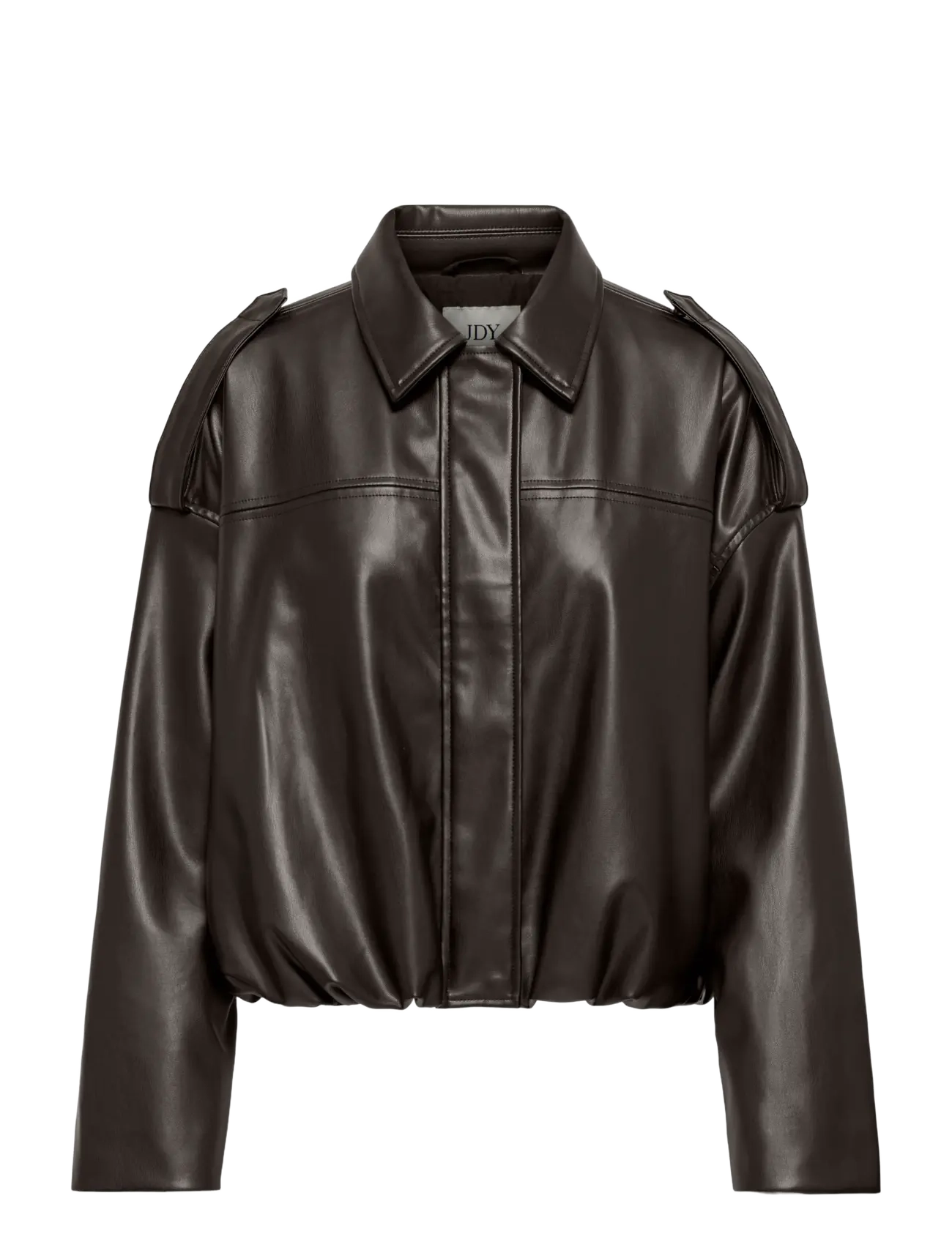 JDY - JDYANE FAUX LEATHER BAT JACKET OTW NOOS - light jackets - chocolate torte - 1