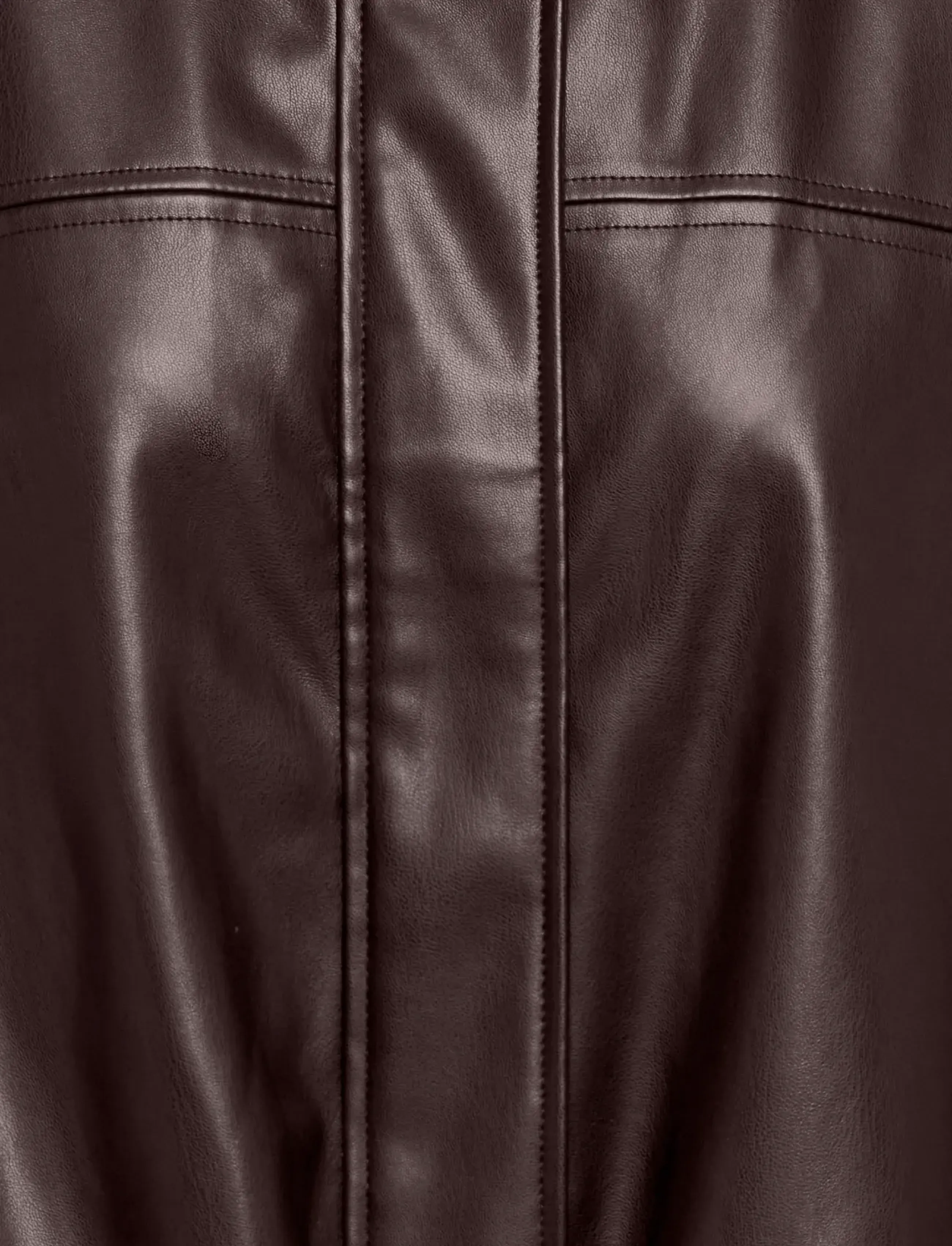 JDY - JDYANE FAUX LEATHER BAT JACKET OTW NOOS - chocolate torte - 2