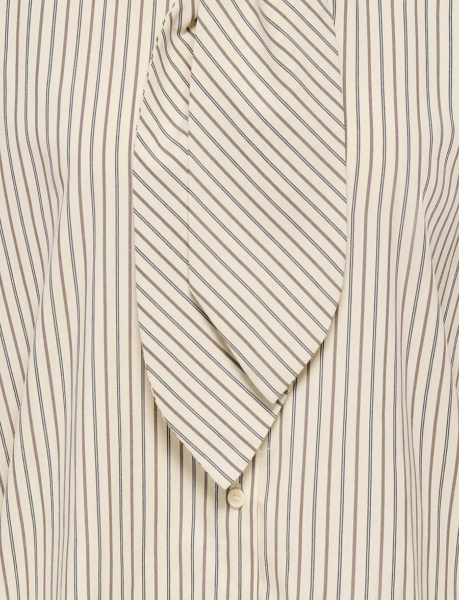 JDY - JDYVILDA L/S SCARF SHIRT WVN NOOS - langärmlige hemden - eggnog - 2