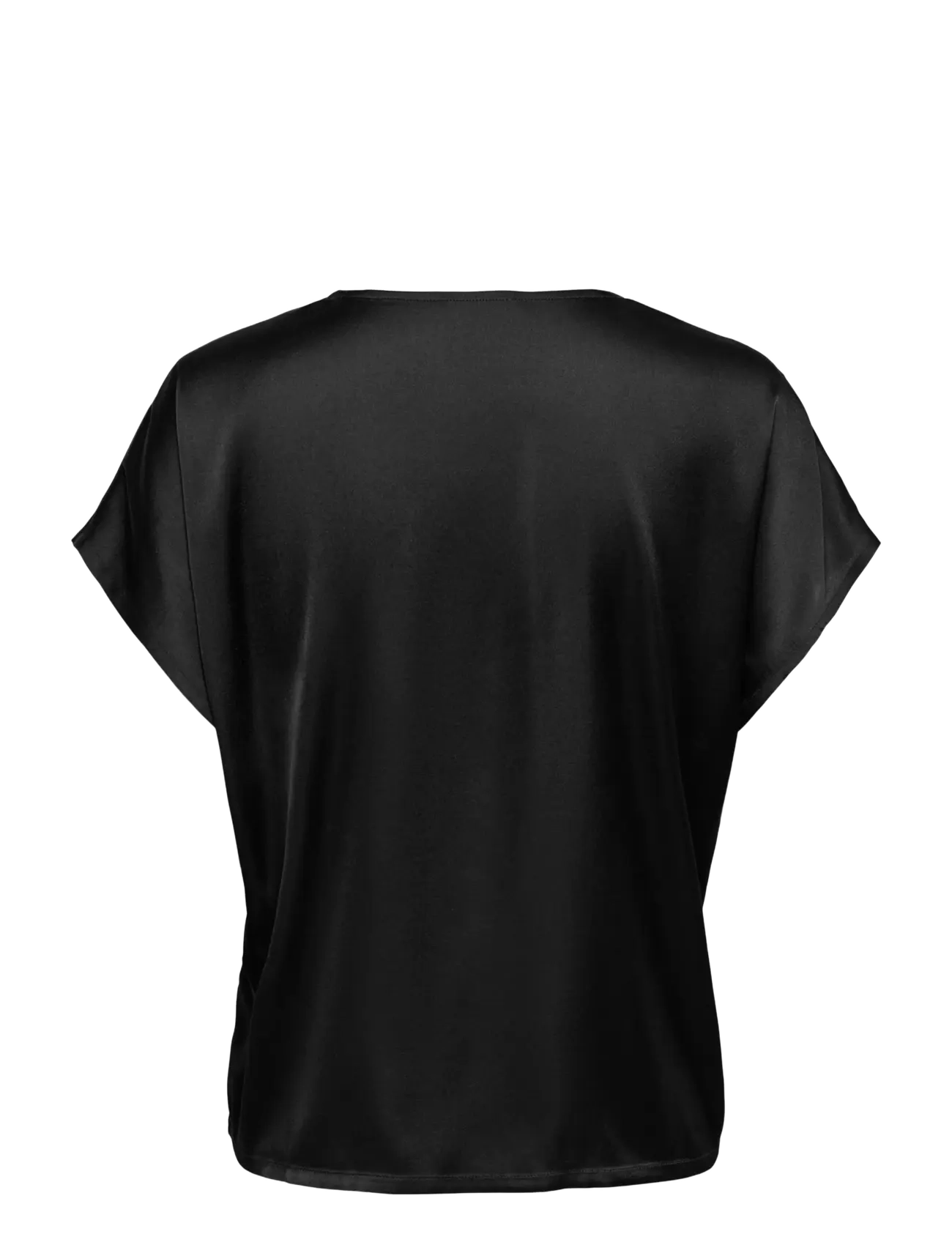 JDY - JDYFIFI S/S  V-NECK TOP  WVN - black - 2
