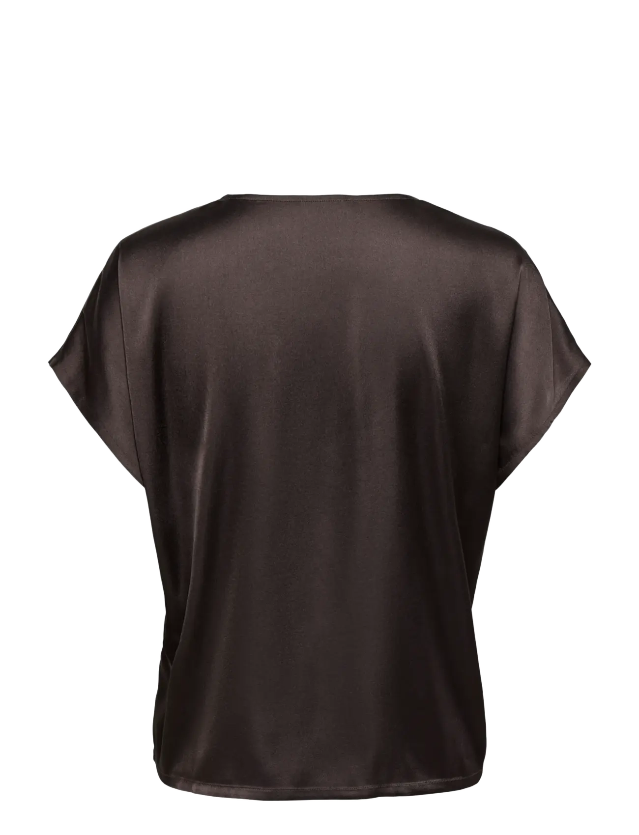 JDY - JDYFIFI S/S  V-NECK TOP  WVN - chocolate plum - 2
