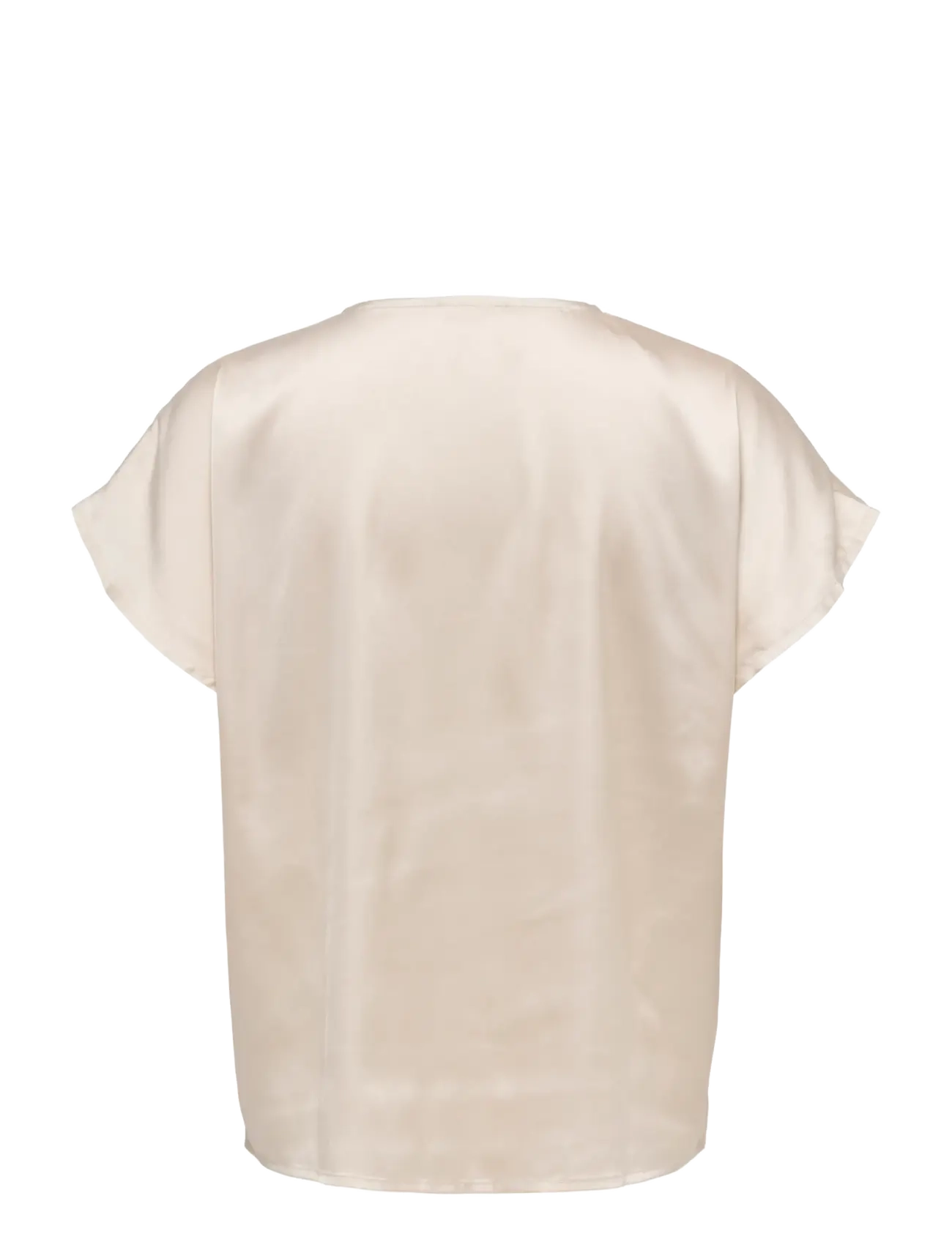 JDY - JDYFIFI S/S  V-NECK TOP  WVN - pumice stone - 2