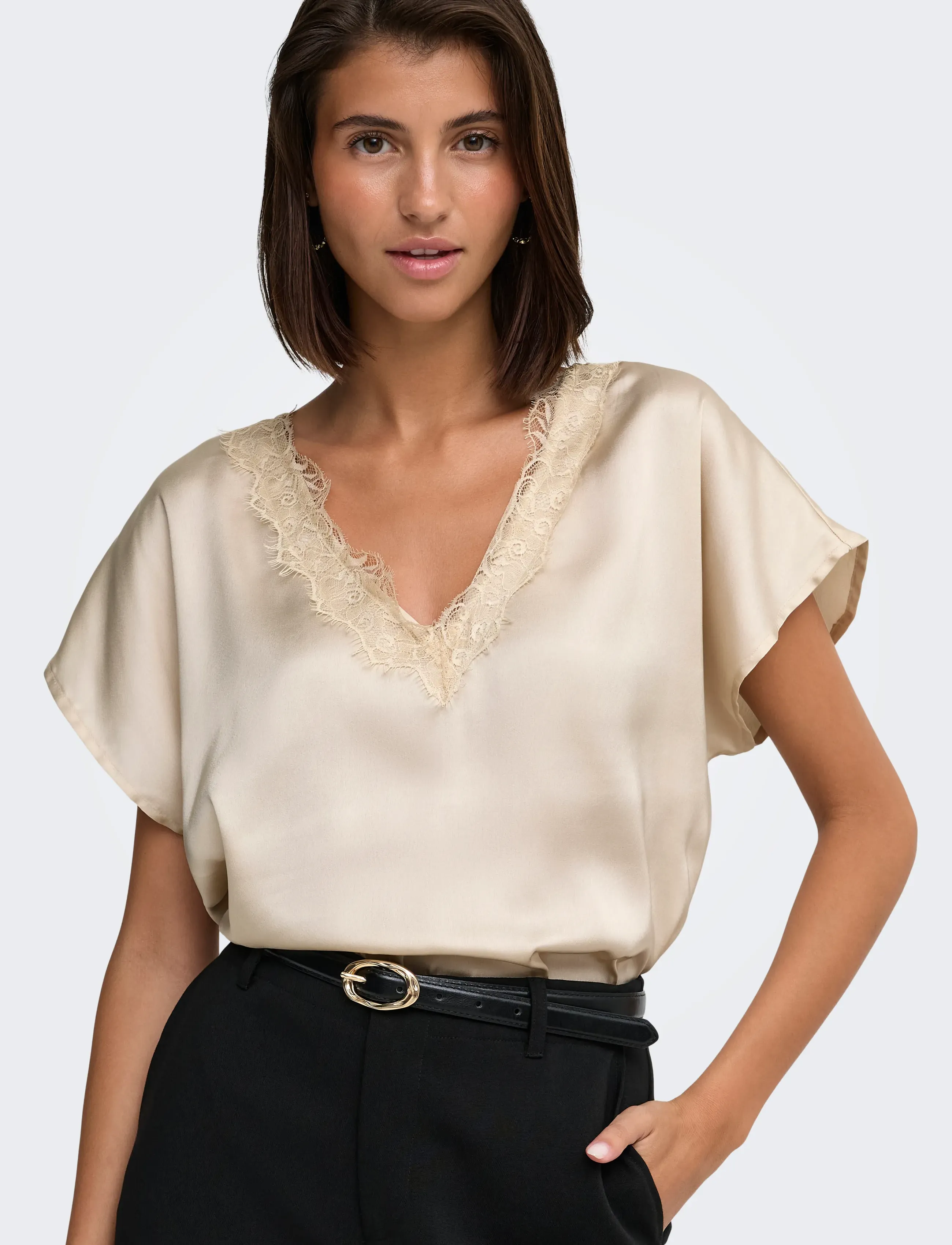 JDY Jdyfifi S/S V-Neck Top Wvn skjortor & blusar dam – bild 6