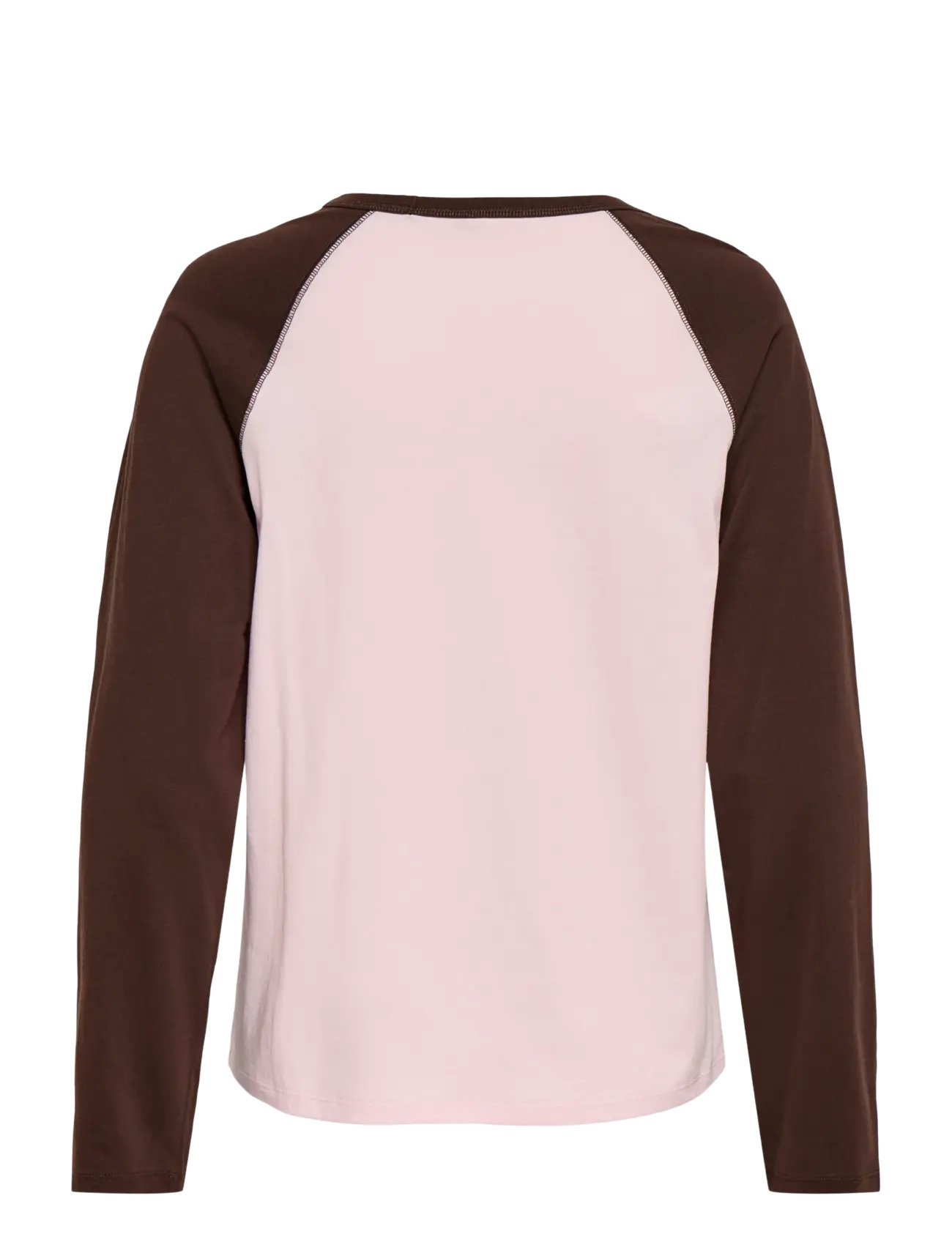 JDY - JDYJEANETT L/S RAGLAN CONTRAST TOP JRS - long-sleeved tops - chalk pink - 2