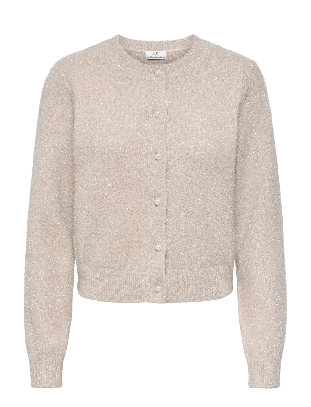 JDY JDYNADINE L/S GLITTER CARDIGAN KNT - JDY - BEIGE / beige