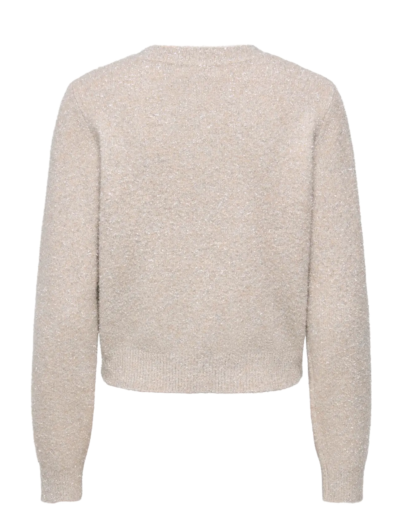 JDY - JDYNADINE L/S GLITTER CARDIGAN KNT - beige - 1