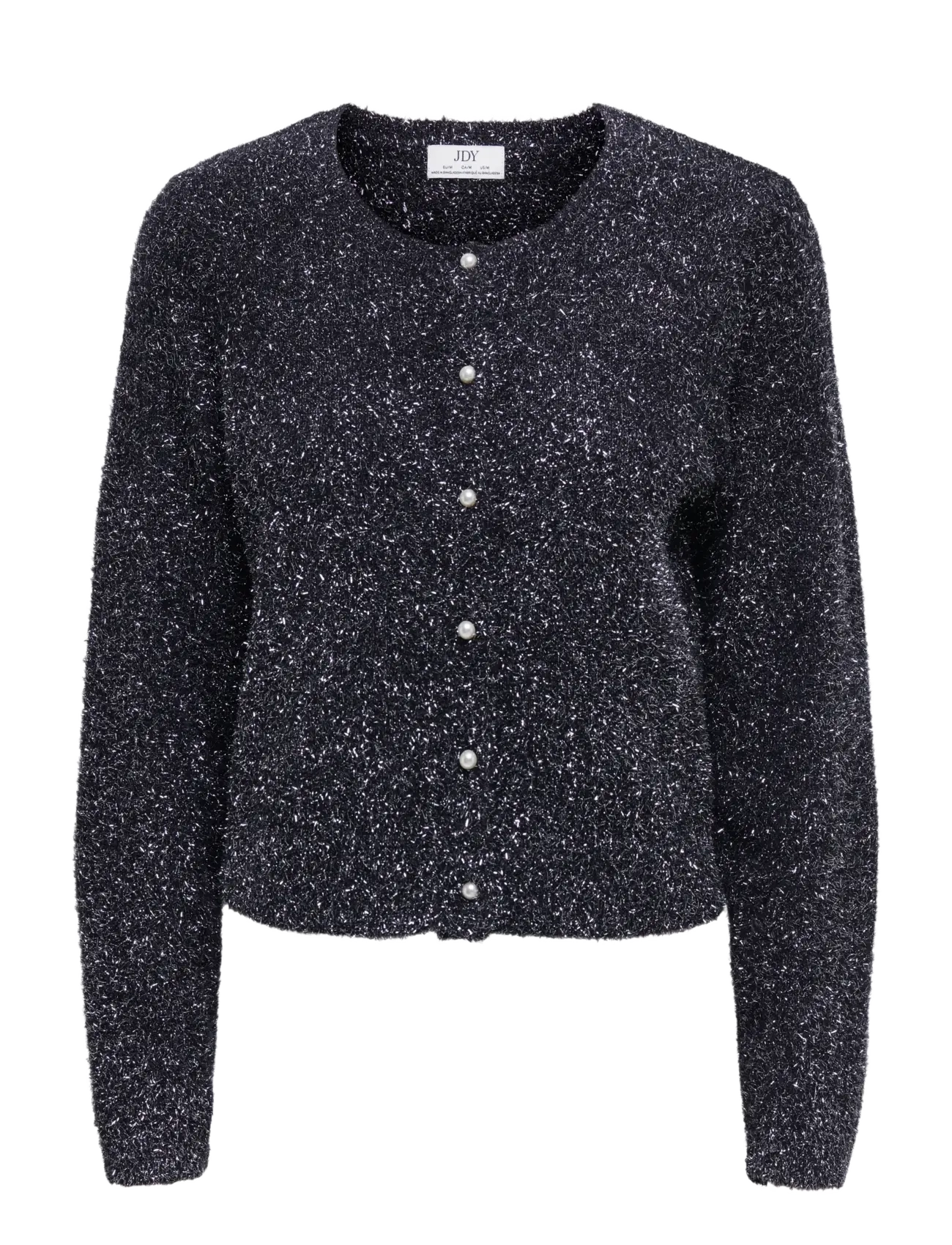 JDY JDYNADINE L/S GLITTER CARDIGAN KNT - JDY - BLACK / black