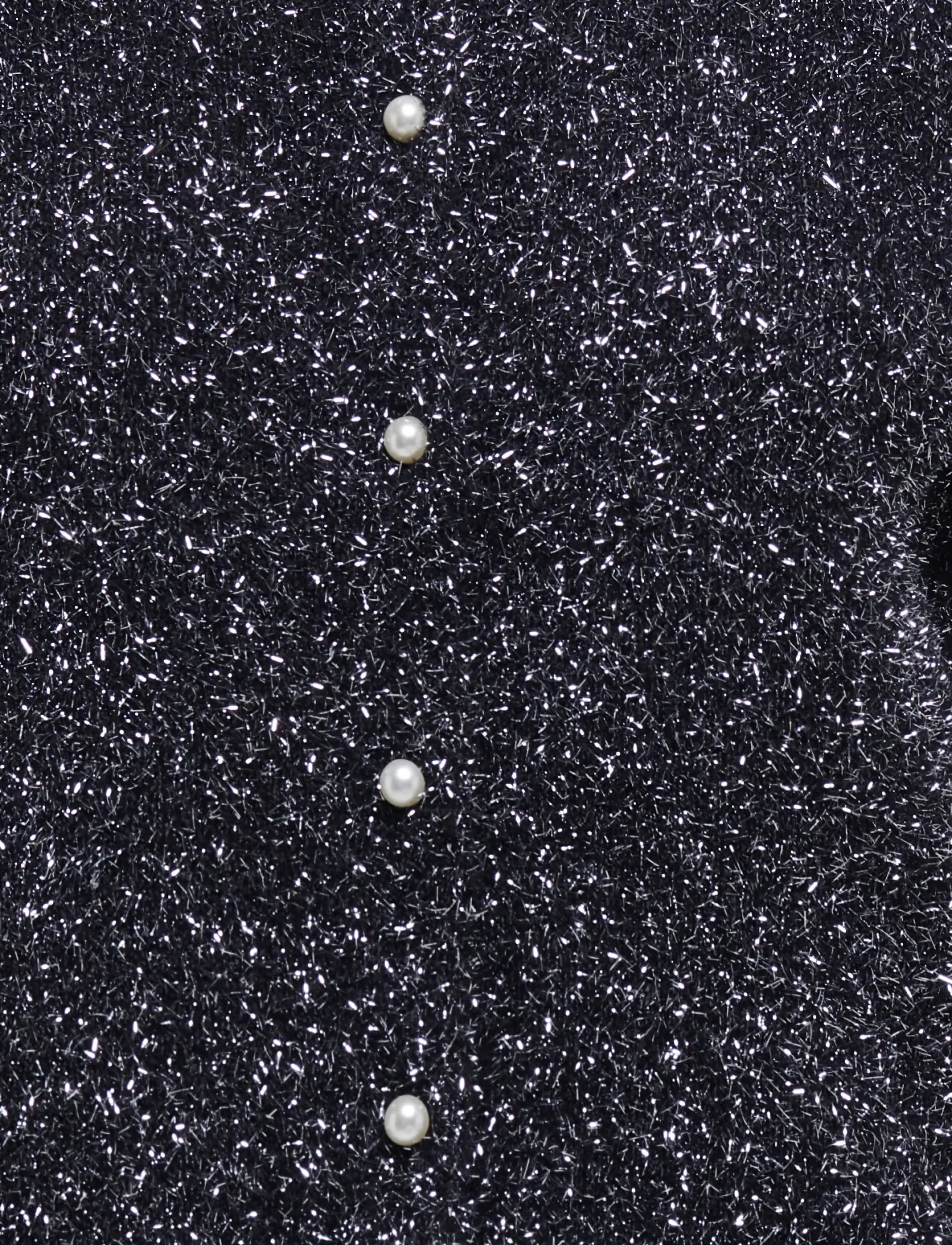 JDY - JDYNADINE L/S GLITTER CARDIGAN KNT - black - 2