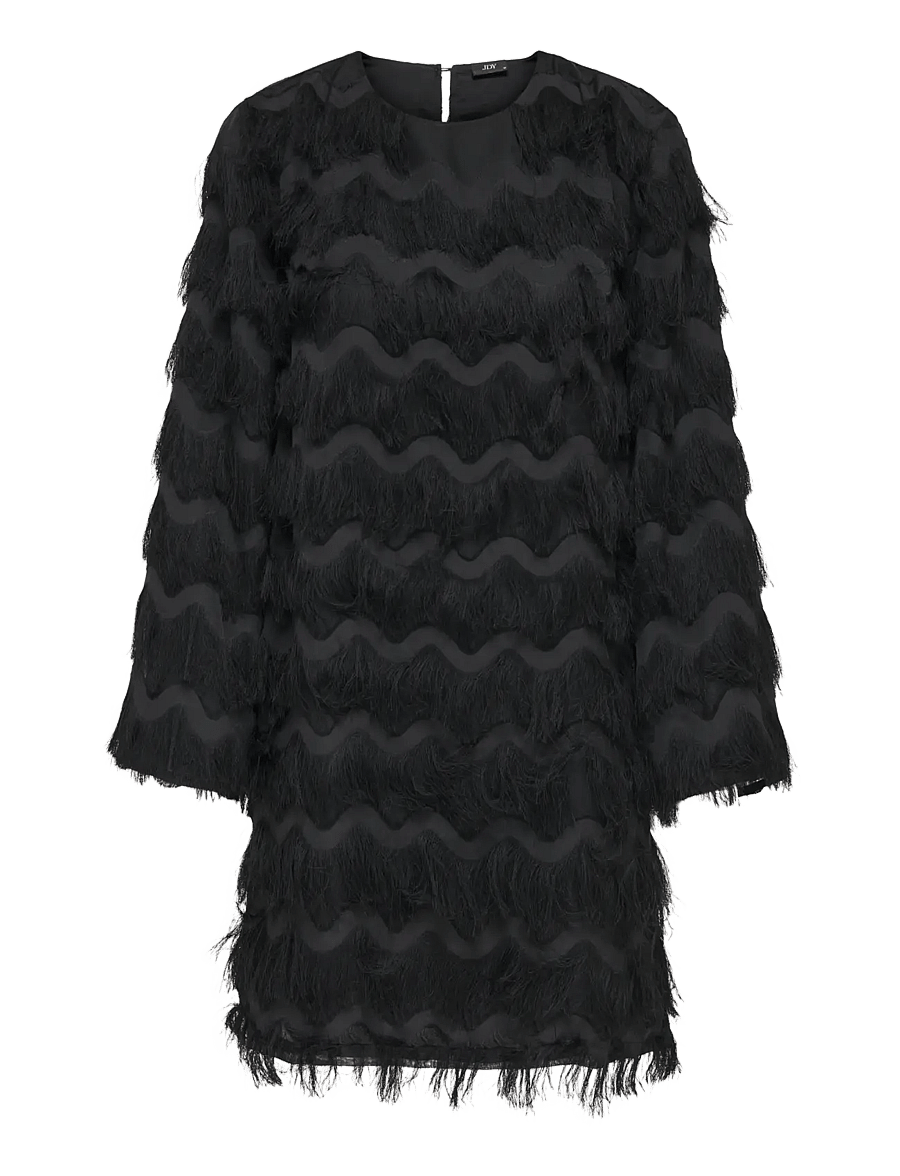 JDY - JDYKESHA L/S MIDI DRESS WVN - black - 0