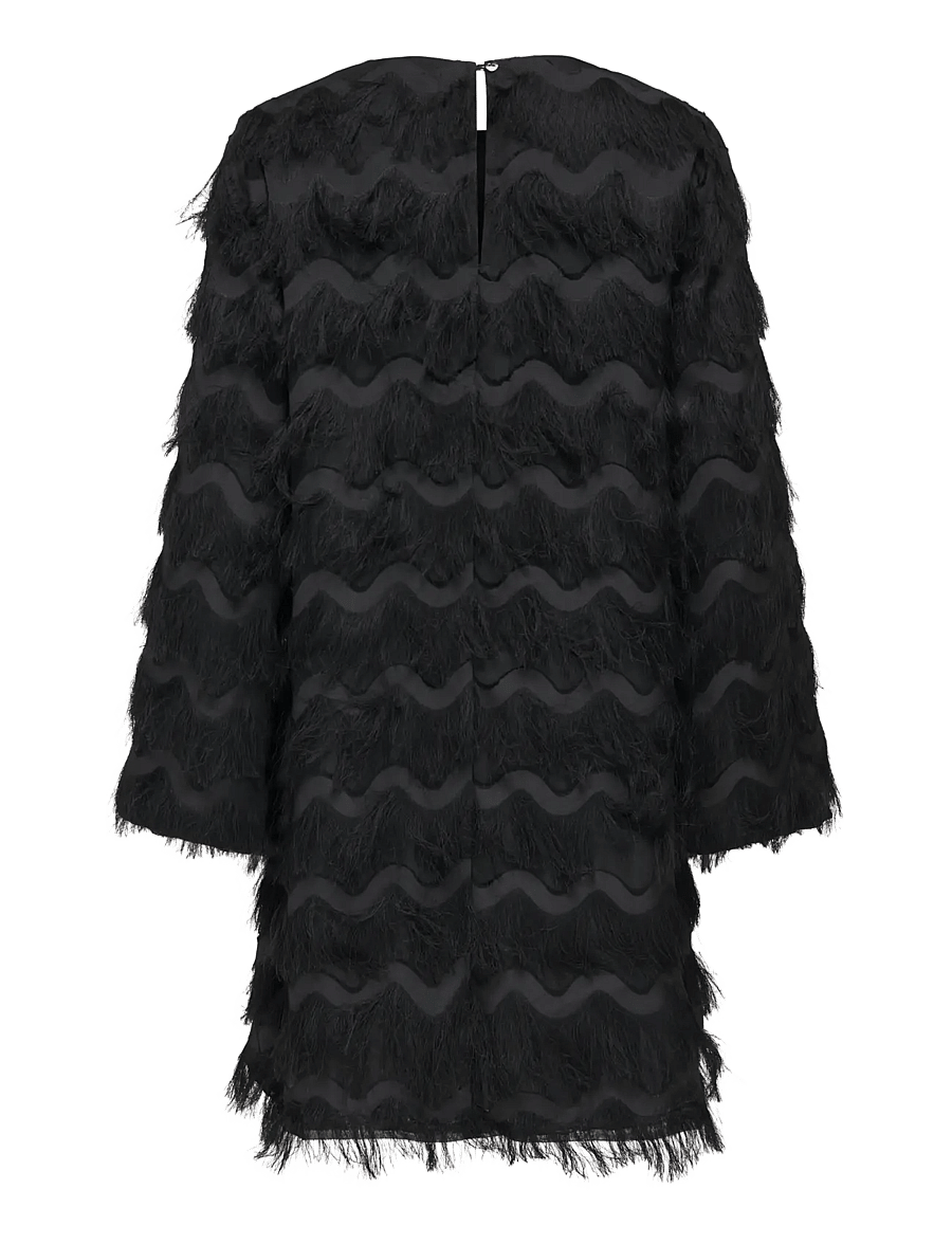 JDY - JDYKESHA L/S MIDI DRESS WVN - black - 1