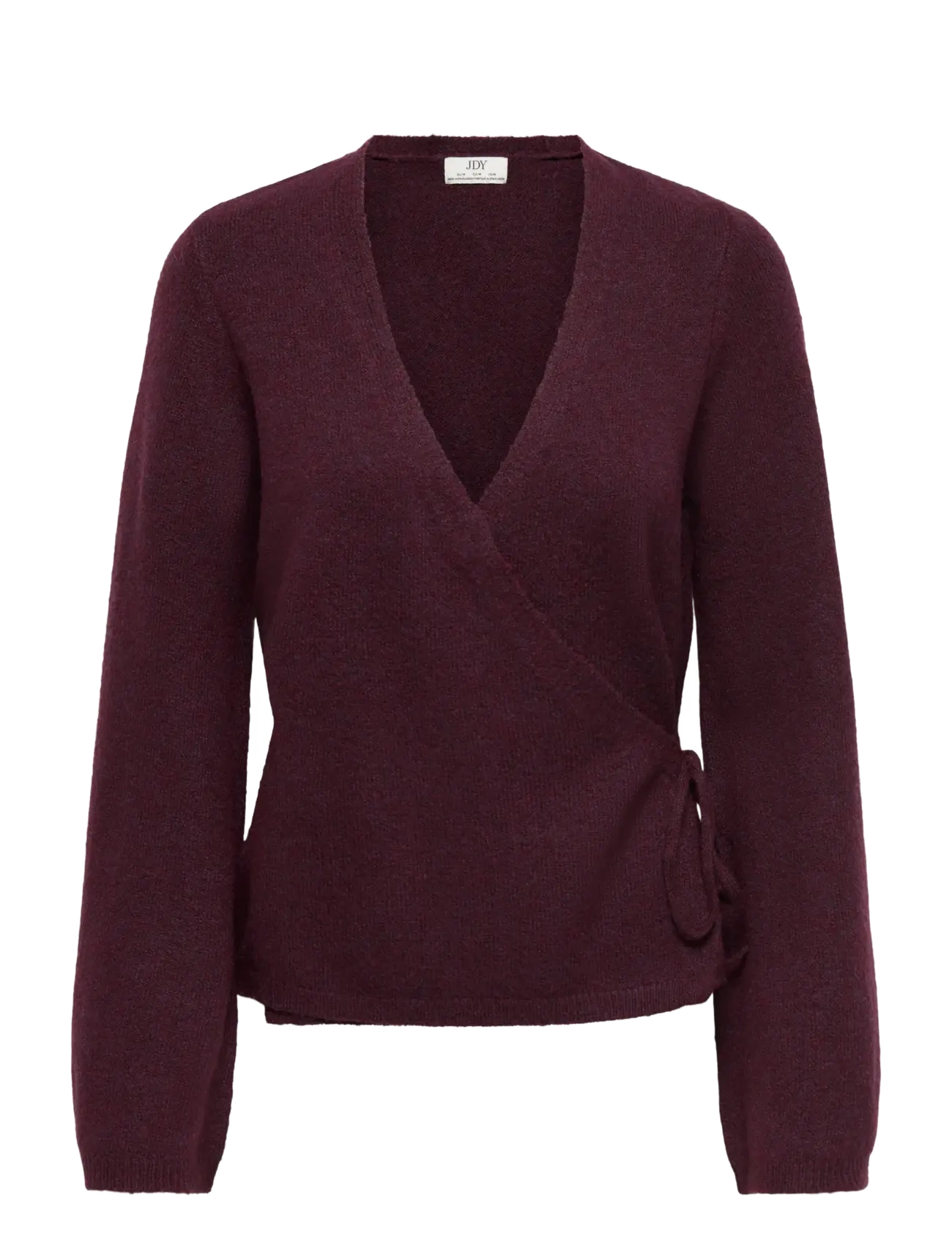 JDY JDYSUPER BECKY L/S WRAP CARDI KNT NOOS - Kardiganid - DECADENT CHOCOLATE / brown