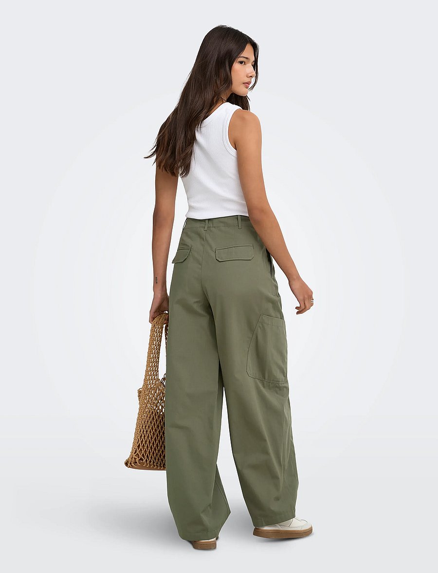 JDY - JDYGEO MW CARGO PANTS WVN EXP NOOS - cargobukser - kalamata - 3
