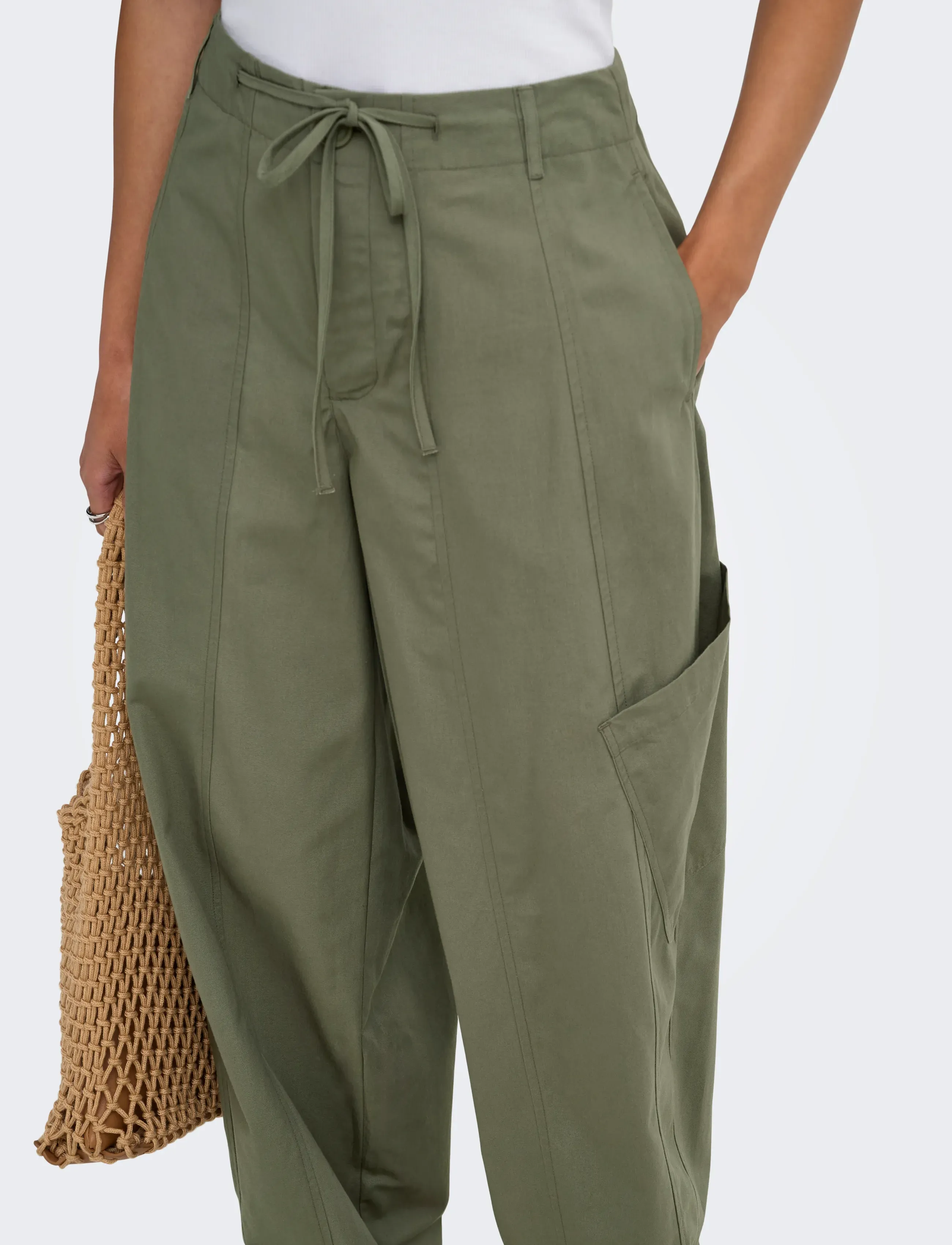 JDY Jdygeo Mw Cargo Pants Wvn Exp Noos cargobyxor dam – bild 6