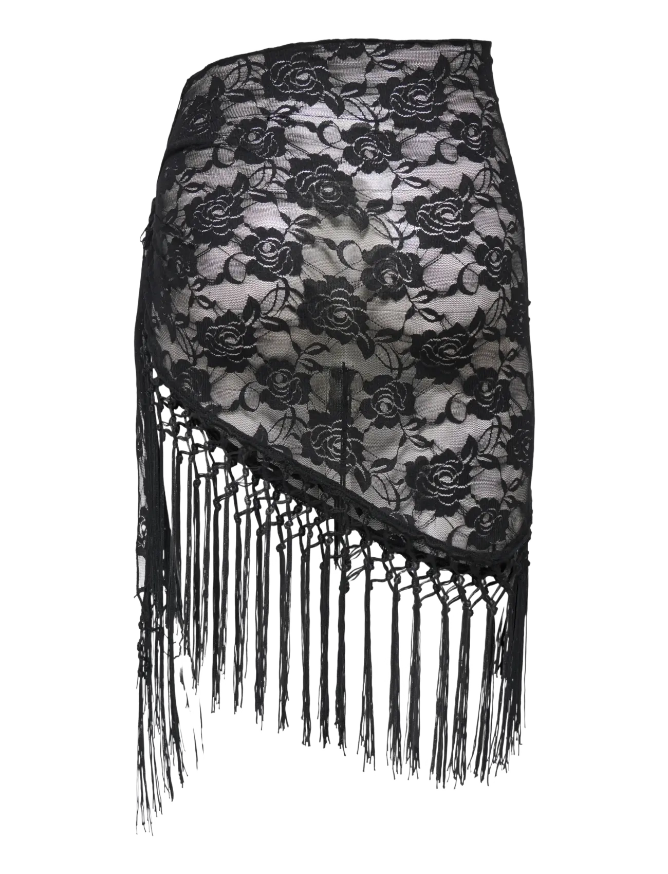 JDY - JDYOFINA FRINGE SCARF WVN - everyday style - black - 1