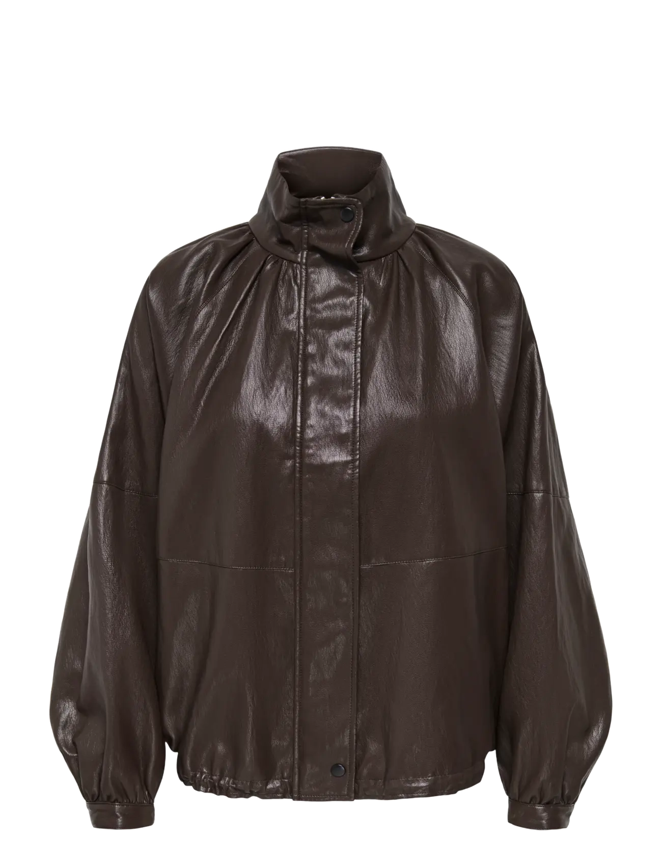 JDY - JDYEDITH FAUX LEATHER JACKET OTW NOOS - chocolate torte - 1