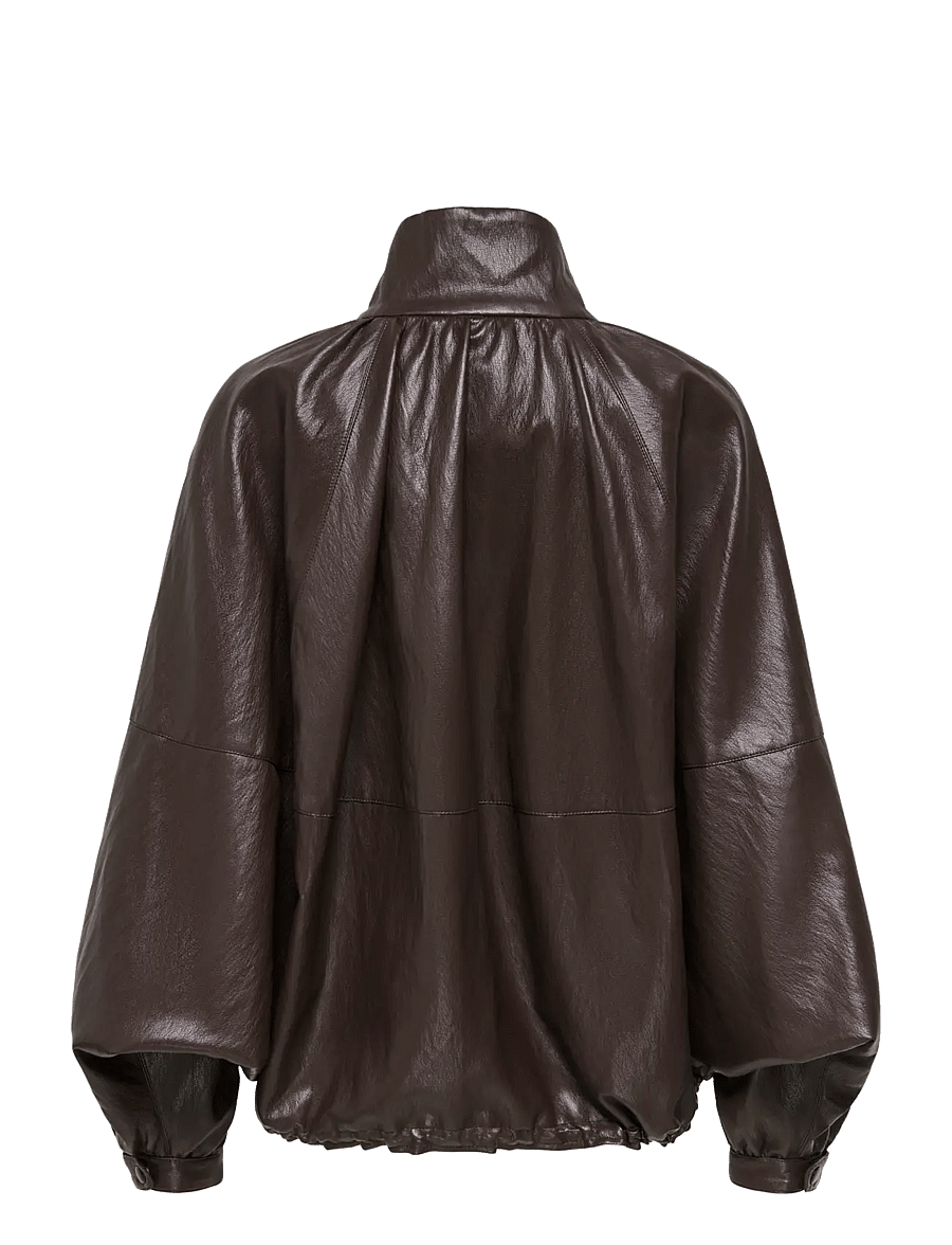 JDY - JDYEDITH FAUX LEATHER JACKET OTW NOOS - chocolate torte - 2